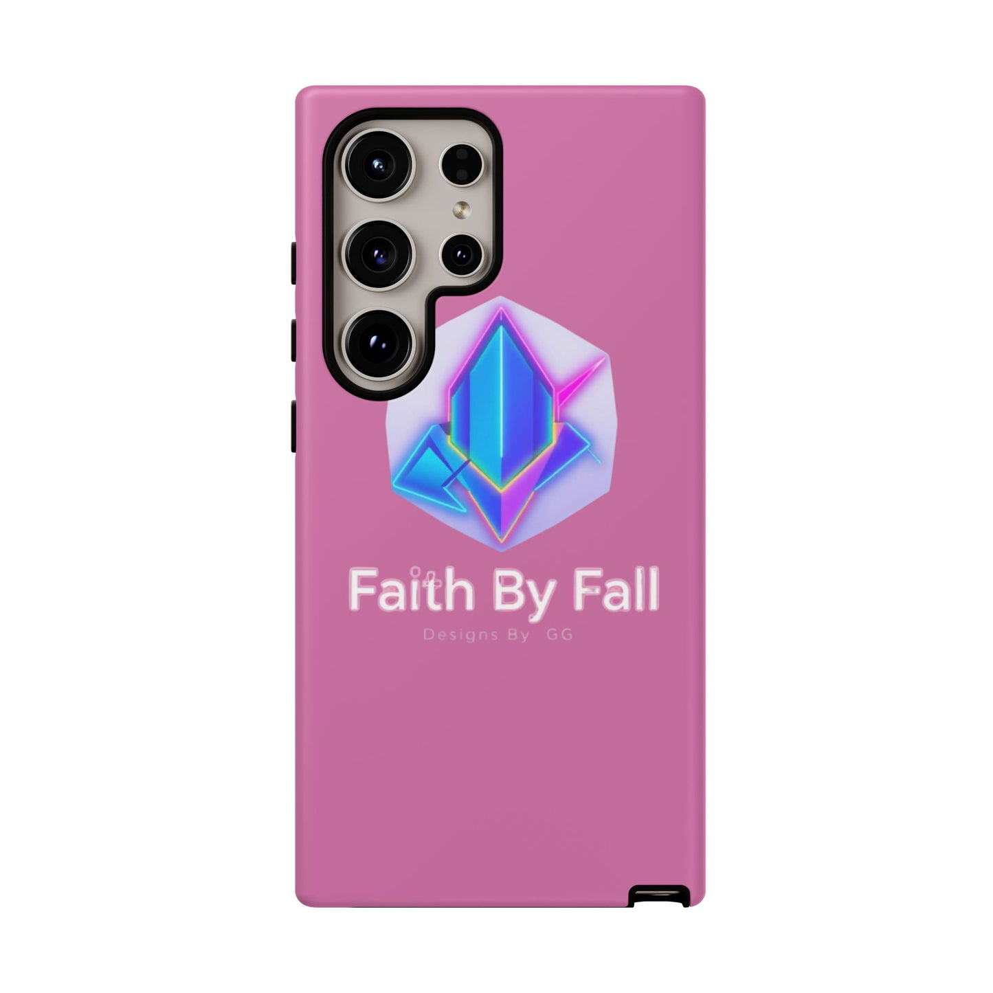 Vibrant Phone Case with Motivational Design - Faith By Fall, Colorful Phone Cover, Customizable Mobile Accessory, Unique Gift Idea, [...]