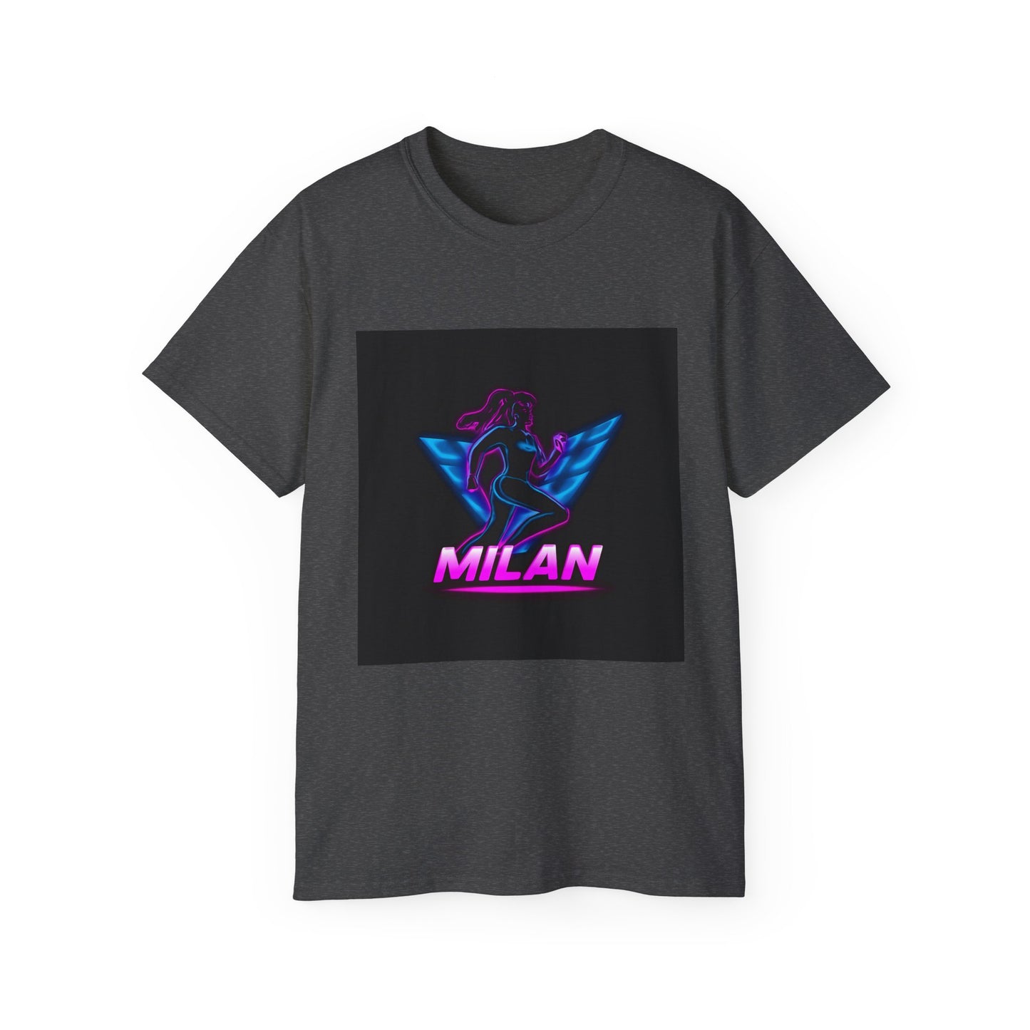 Milan Graphic Tee, Unisex Ultra Cotton T-Shirt, Retro Sportswear, Casual Streetwear, Birthday Gift, Unique Fashion Statement
