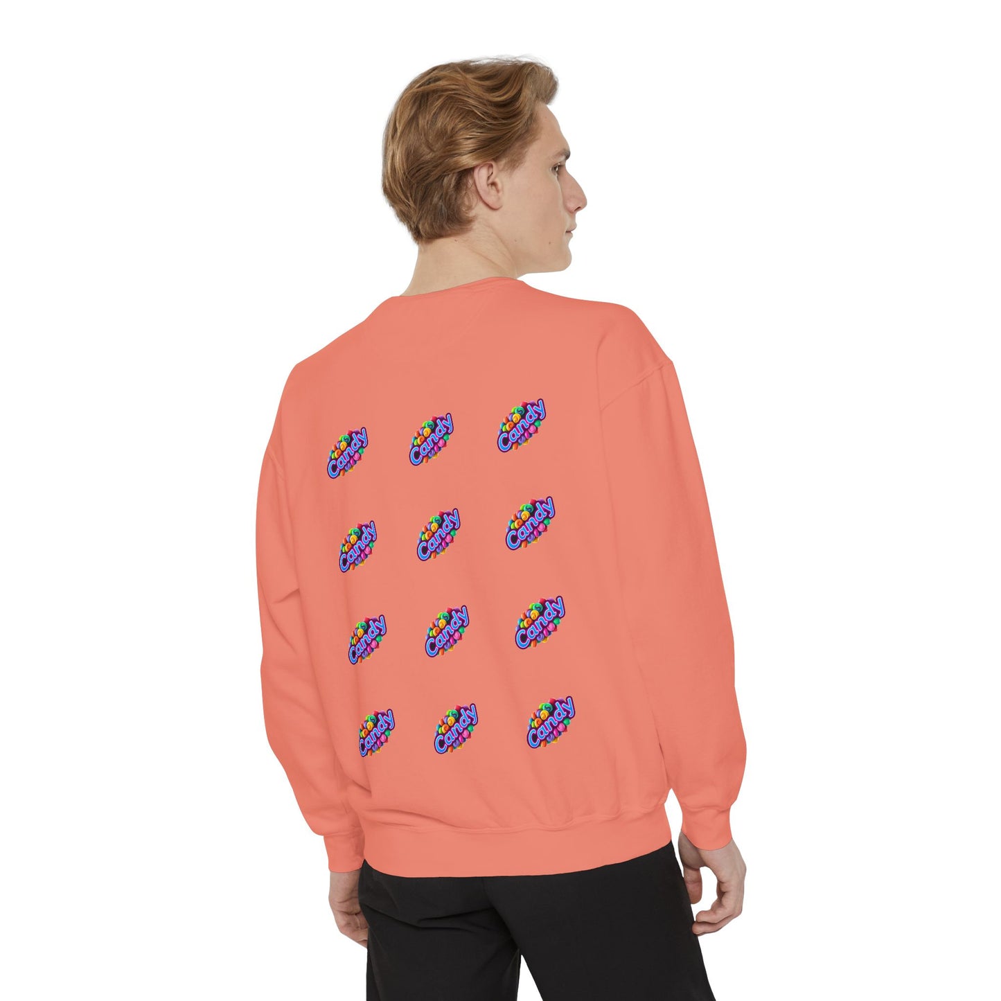 Candy-Themed Unisex Garment-Dyed Sweatshirt - Nostalgic Apparel for Sweet Lovers, Cozy Casual Wear, Gift for Candy Lovers, Colorful [...]
