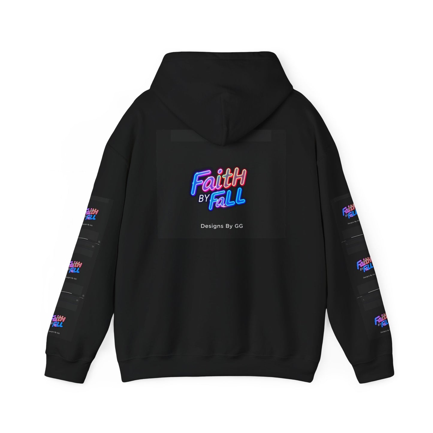 Faith by All Hooded Sweatshirt | Unisex Heavy Blend | Inspirational Apparel
