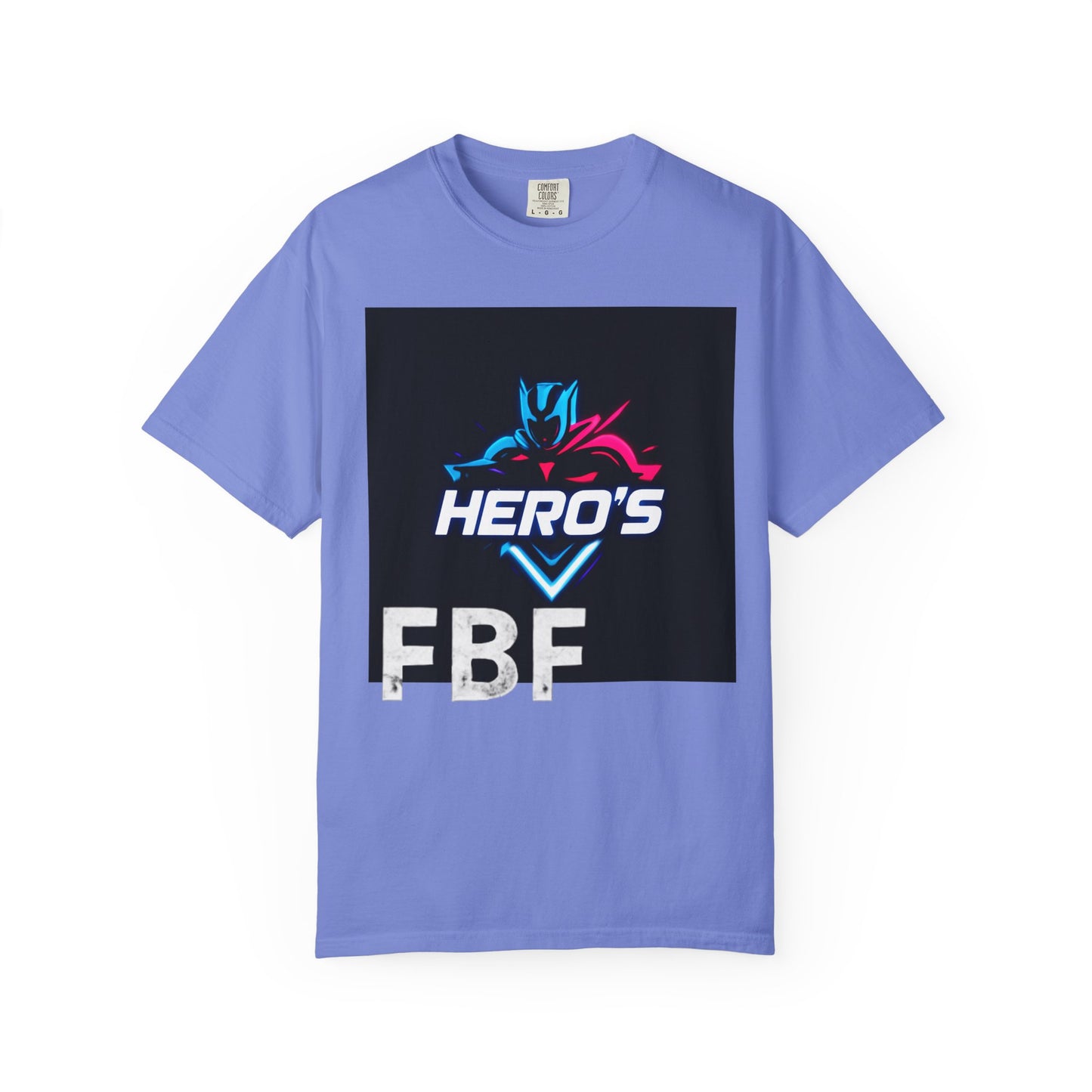 Hero's Unisex Garment-Dyed T-shirt, Casual Tee, Perfect for Gifting, Comic Fans, Hero Celebrations, Graphic Tee, Everyday Wear