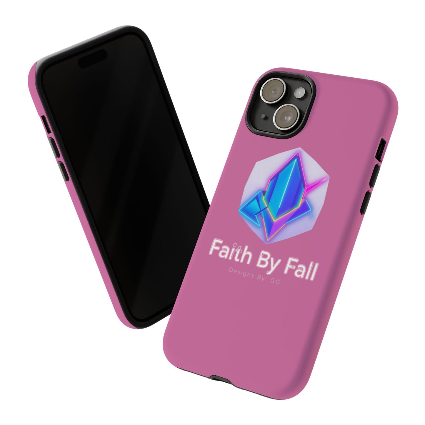 Vibrant Phone Case with Motivational Design - Faith By Fall, Colorful Phone Cover, Customizable Mobile Accessory, Unique Gift Idea, [...]