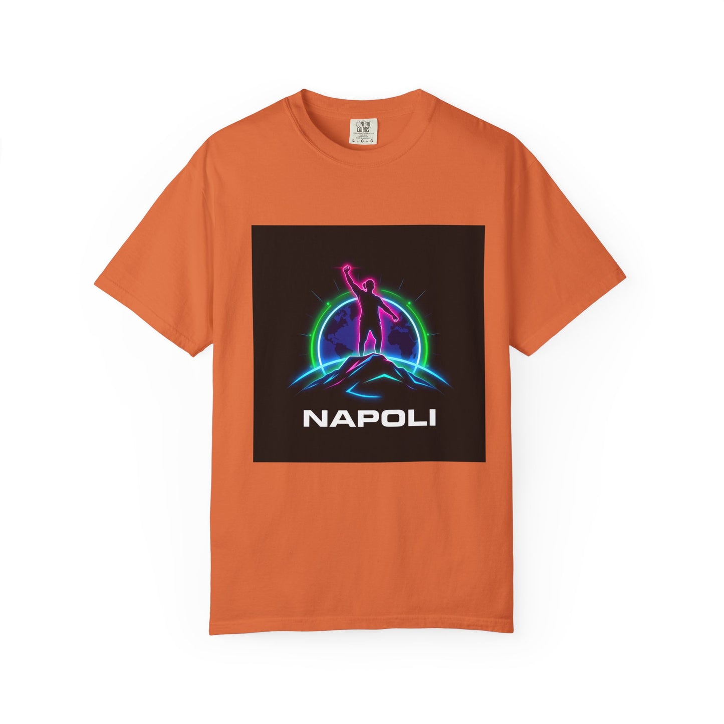 Neon Napoli T-Shirt for Adventurers, Retro Graphic Tee, Perfect for Travelers, Gifts for Him/Her, Cool Streetwear, Casual Outfit