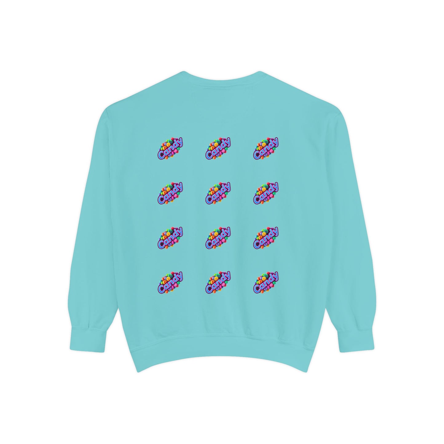 Candy-Themed Unisex Garment-Dyed Sweatshirt - Nostalgic Apparel for Sweet Lovers, Cozy Casual Wear, Gift for Candy Lovers, Colorful [...]