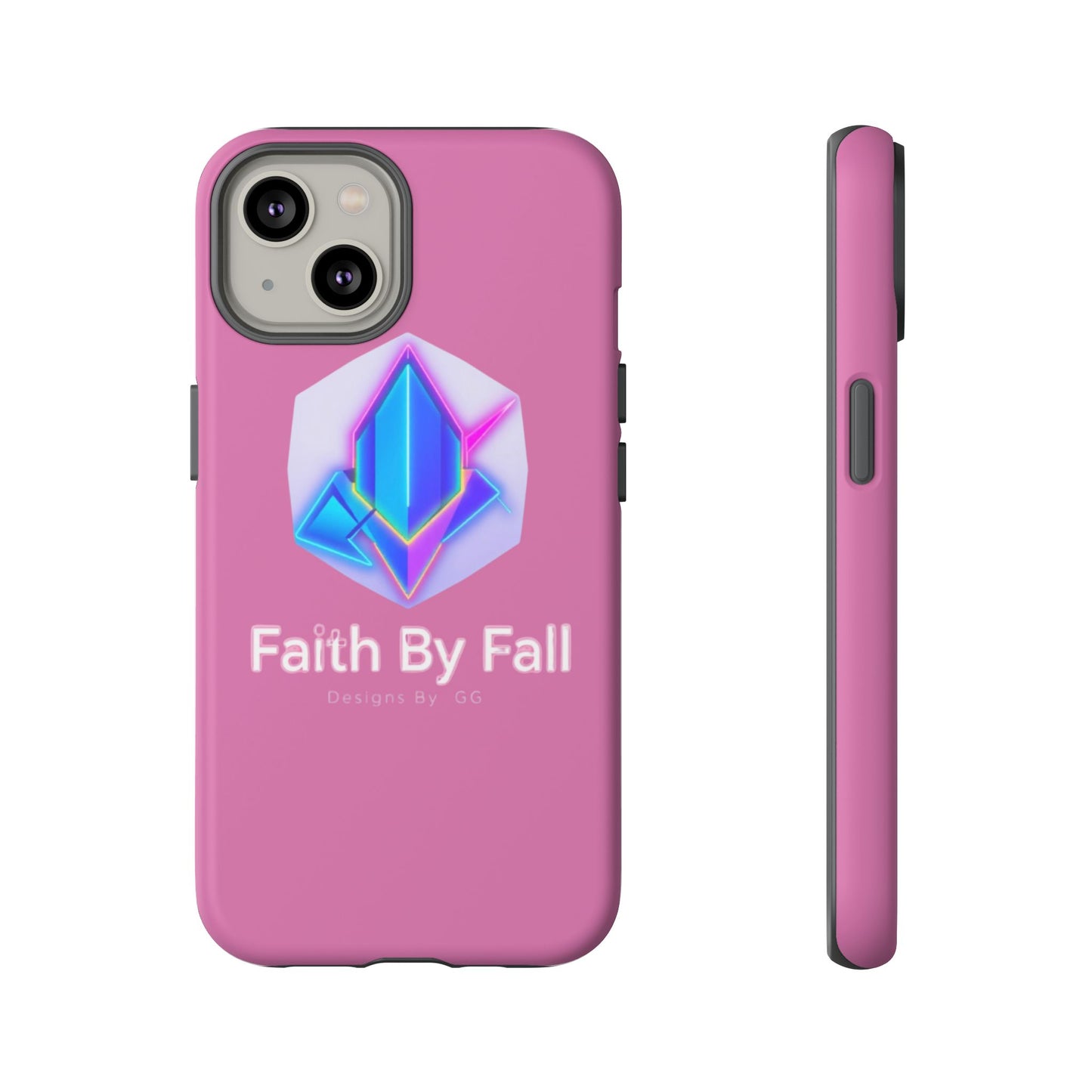 Vibrant Phone Case with Motivational Design - Faith By Fall, Colorful Phone Cover, Customizable Mobile Accessory, Unique Gift Idea, [...]