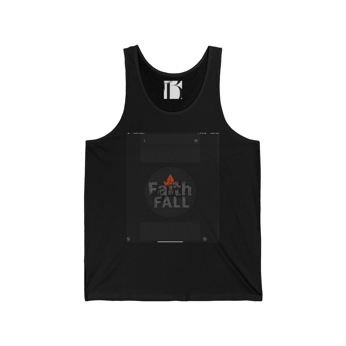 Fall Faith Unisex Jersey Tank Top - Inspirational Autumn Apparel