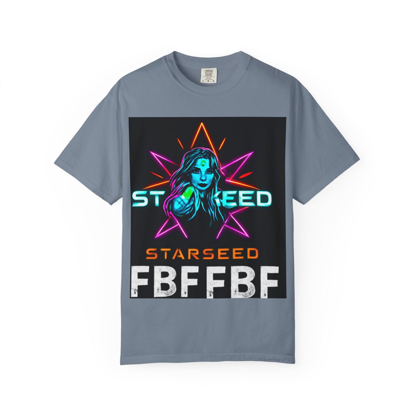Neon Graphic T-Shirt - Starseed FBF Tee, Unisex Fashion, Cool Gift, Festival Wear, Retro Style, Casual Streetwear