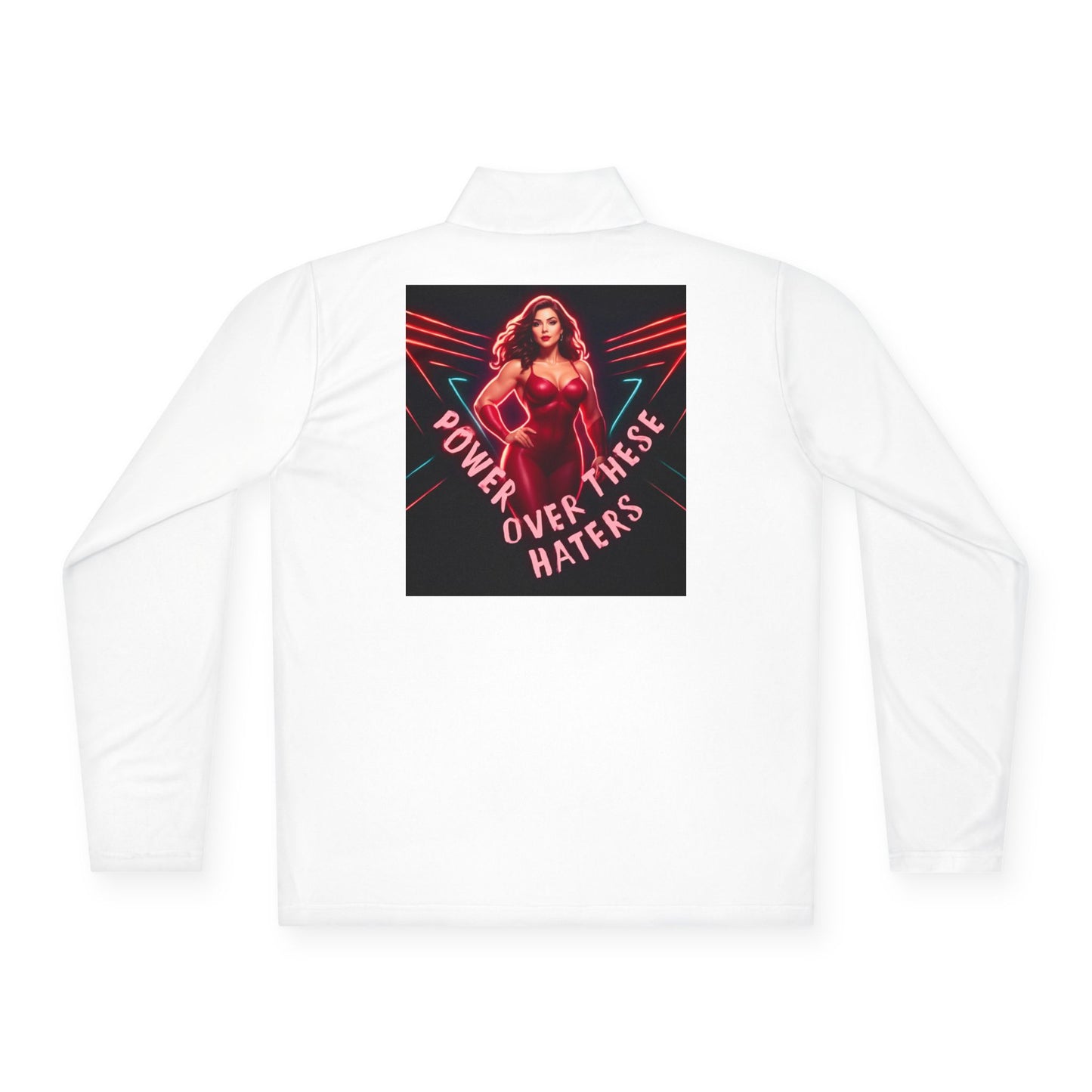 Power Over These Haters Quarter-Zip Pullover
