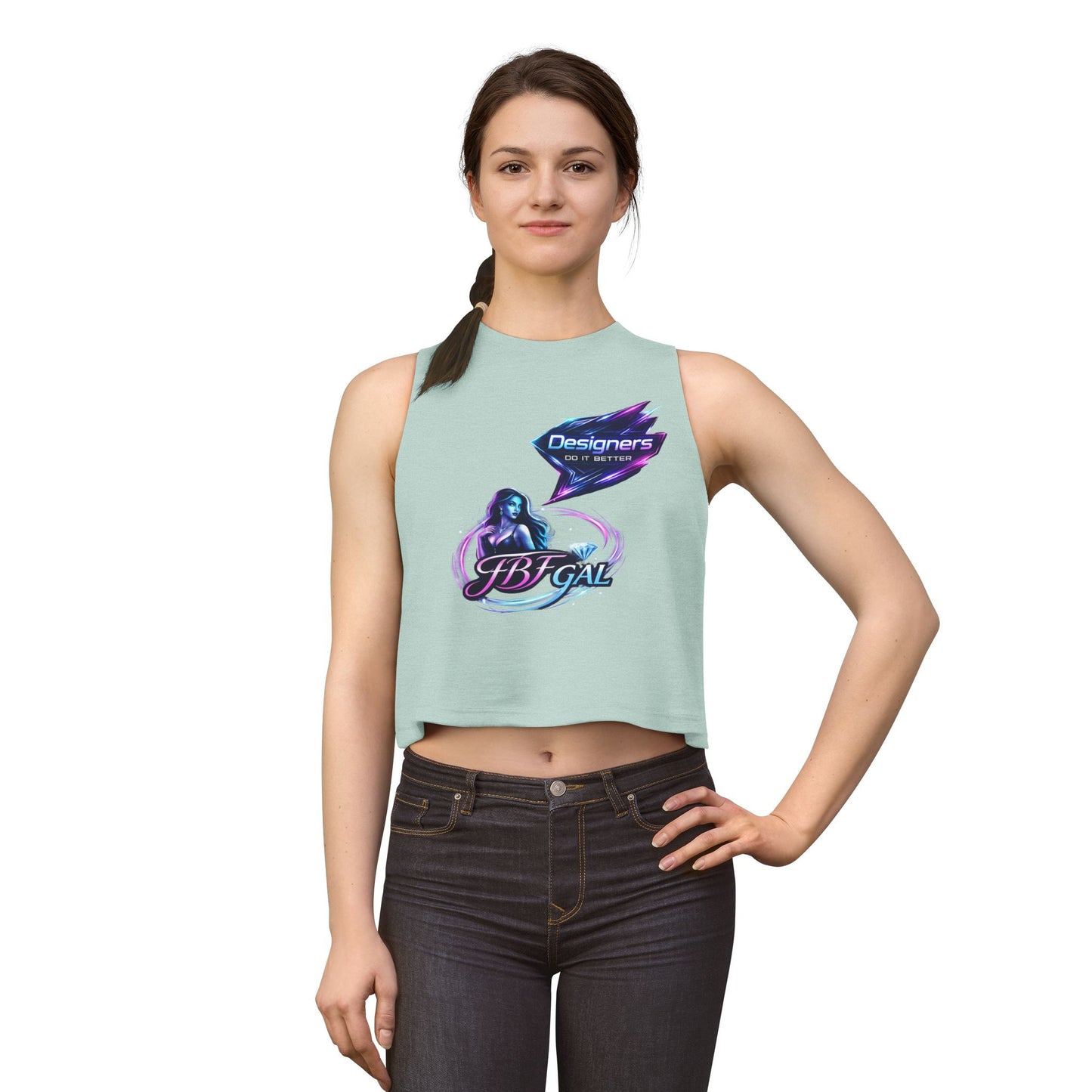 Designers do it Better, FBF gal Women's Crop Top
