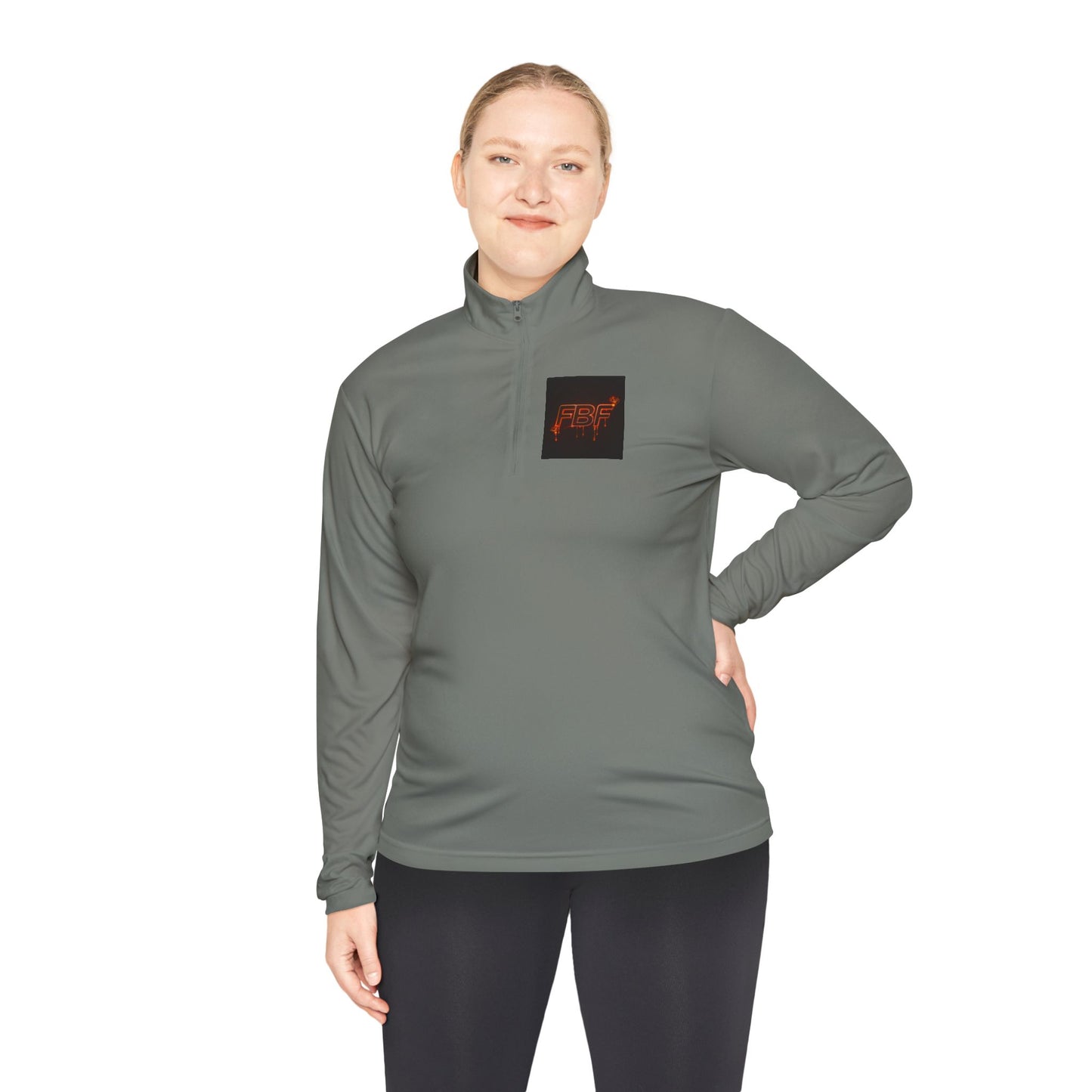 Power Over These Haters Quarter-Zip Pullover