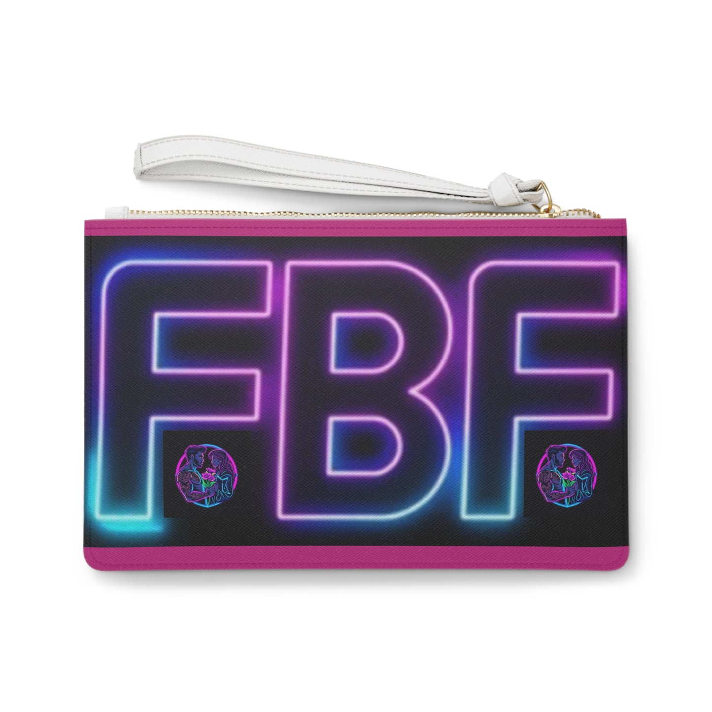 Neon Love Clutch Bag for Couples