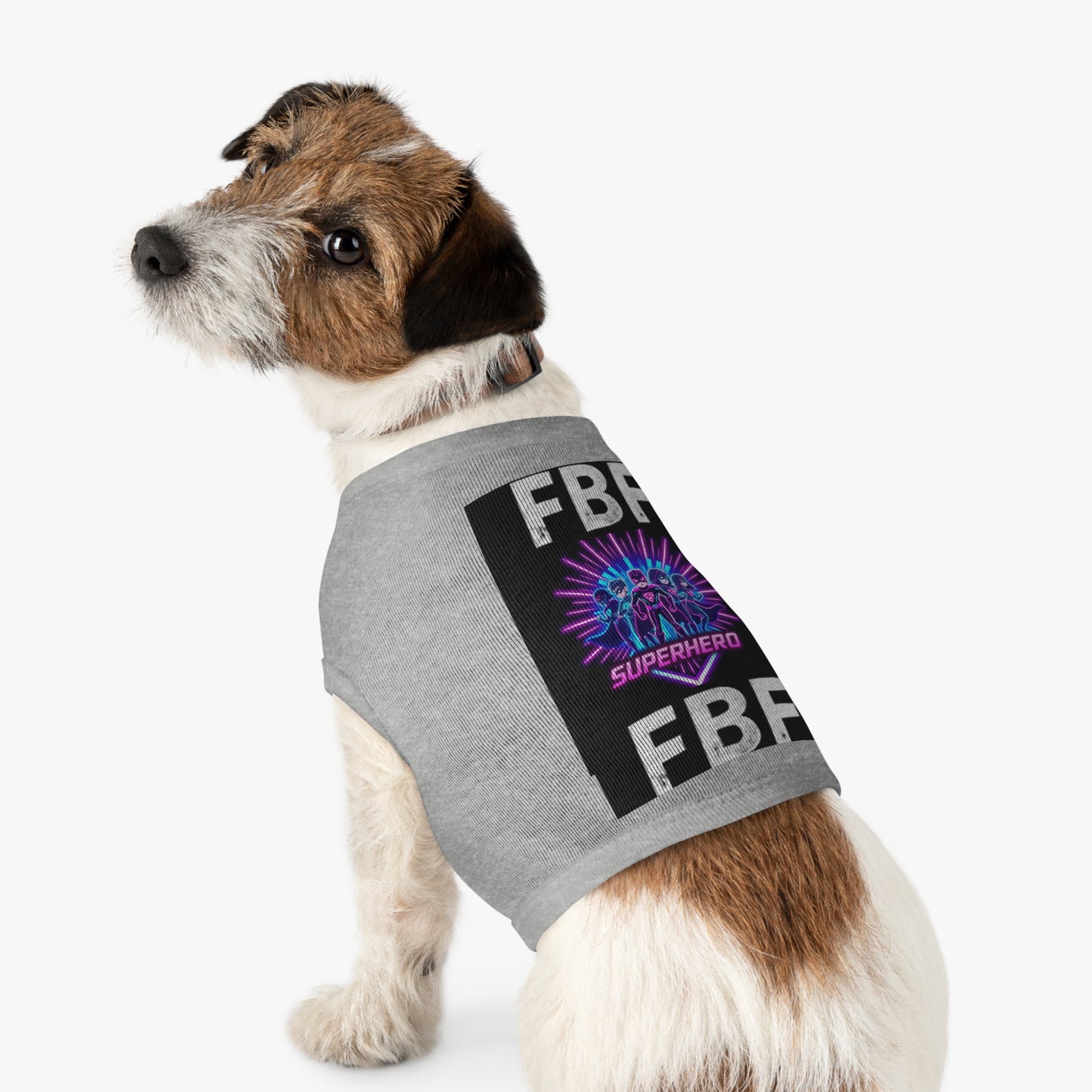 Superhero Pet Tank Top | Cute Dog Shirt, Pet Apparel for Comic Lovers, Gift for Pet Owners, Summer Wear, FBF Design