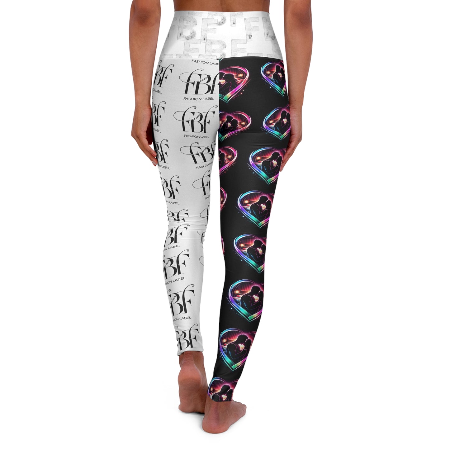 High Waisted Yoga Leggings (AOP)