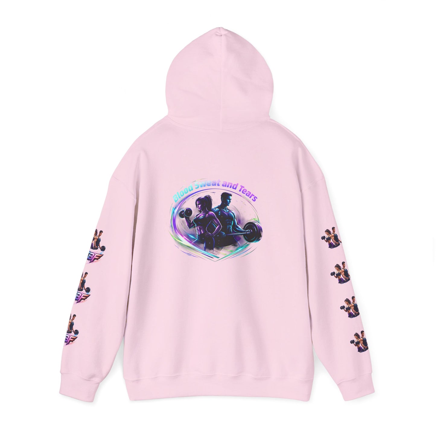 Weightlifting Hoodie — "Blood, Sweat and Tears" Fitness Pullover