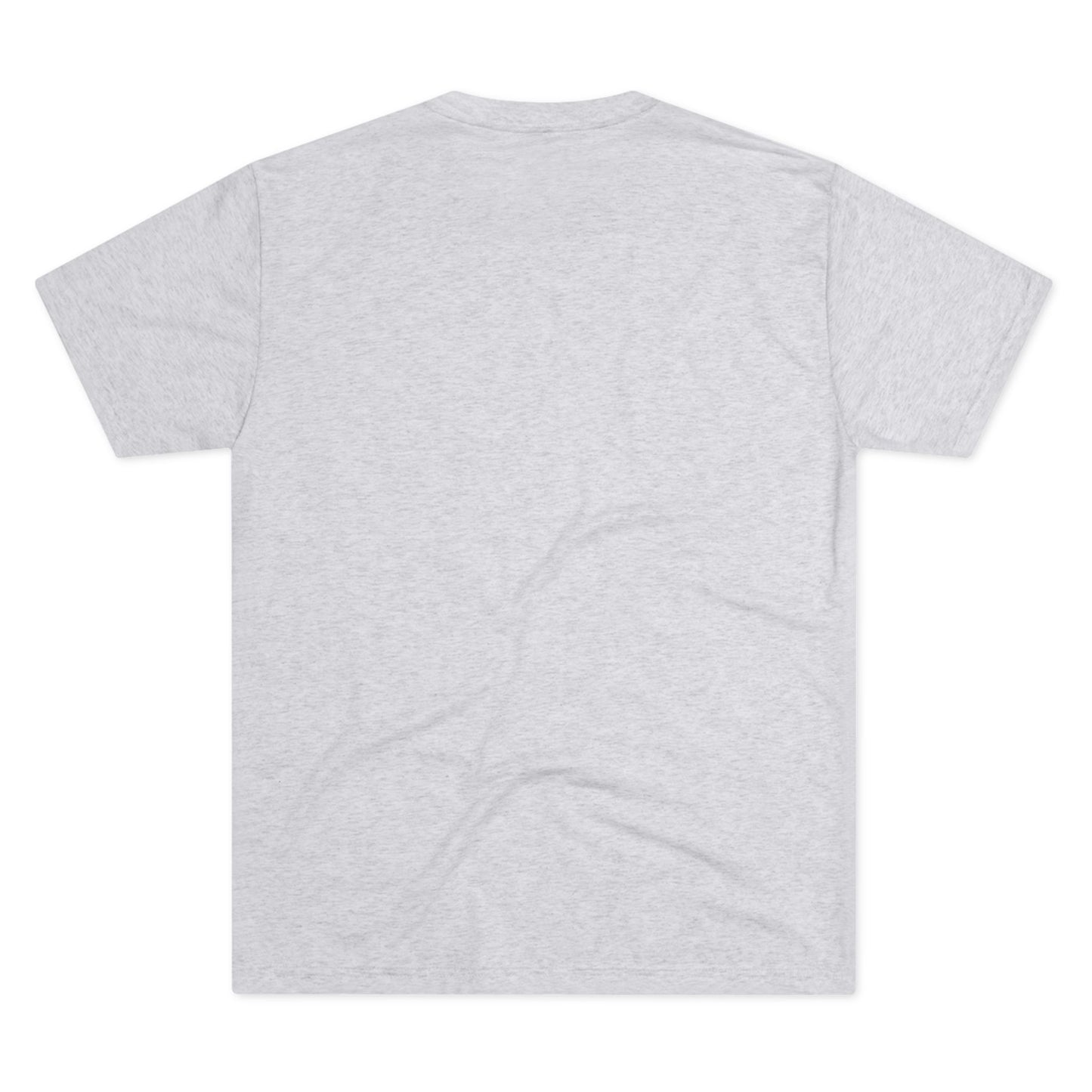 Fitness Motivation Tri-Blend Crew Tee - Vibrant Push-Up Design