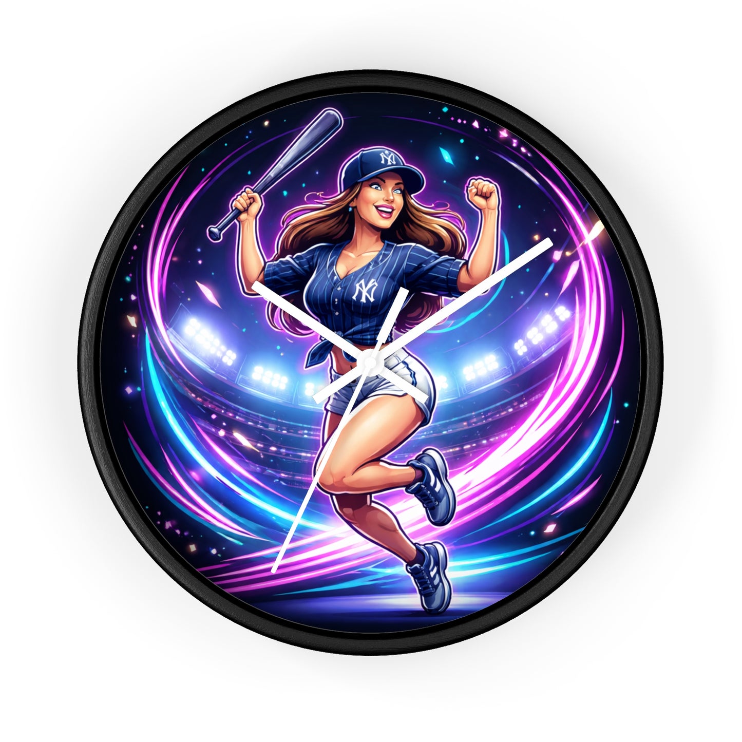 Yankee Gal Wall Clock