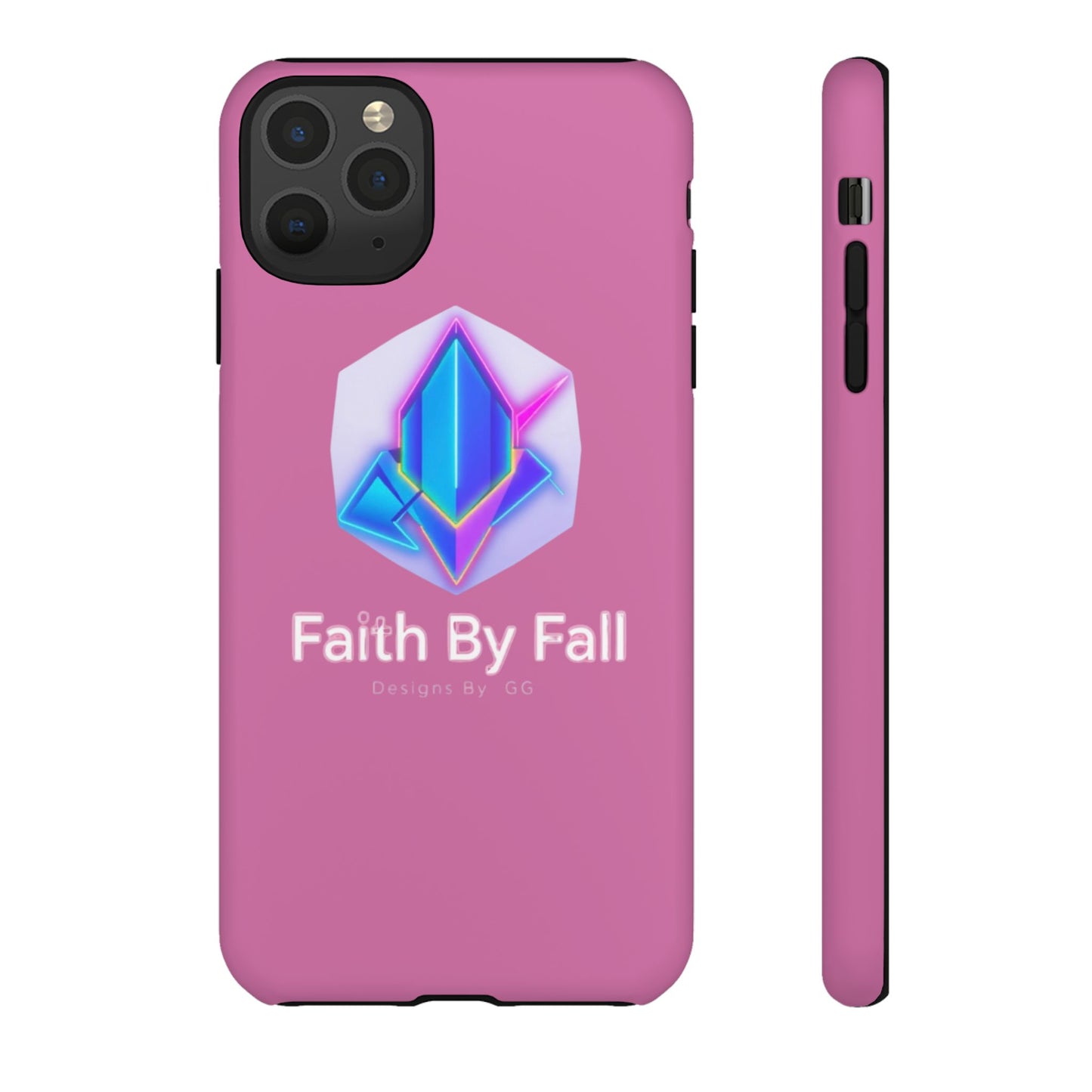 Vibrant Phone Case with Motivational Design - Faith By Fall, Colorful Phone Cover, Customizable Mobile Accessory, Unique Gift Idea, [...]