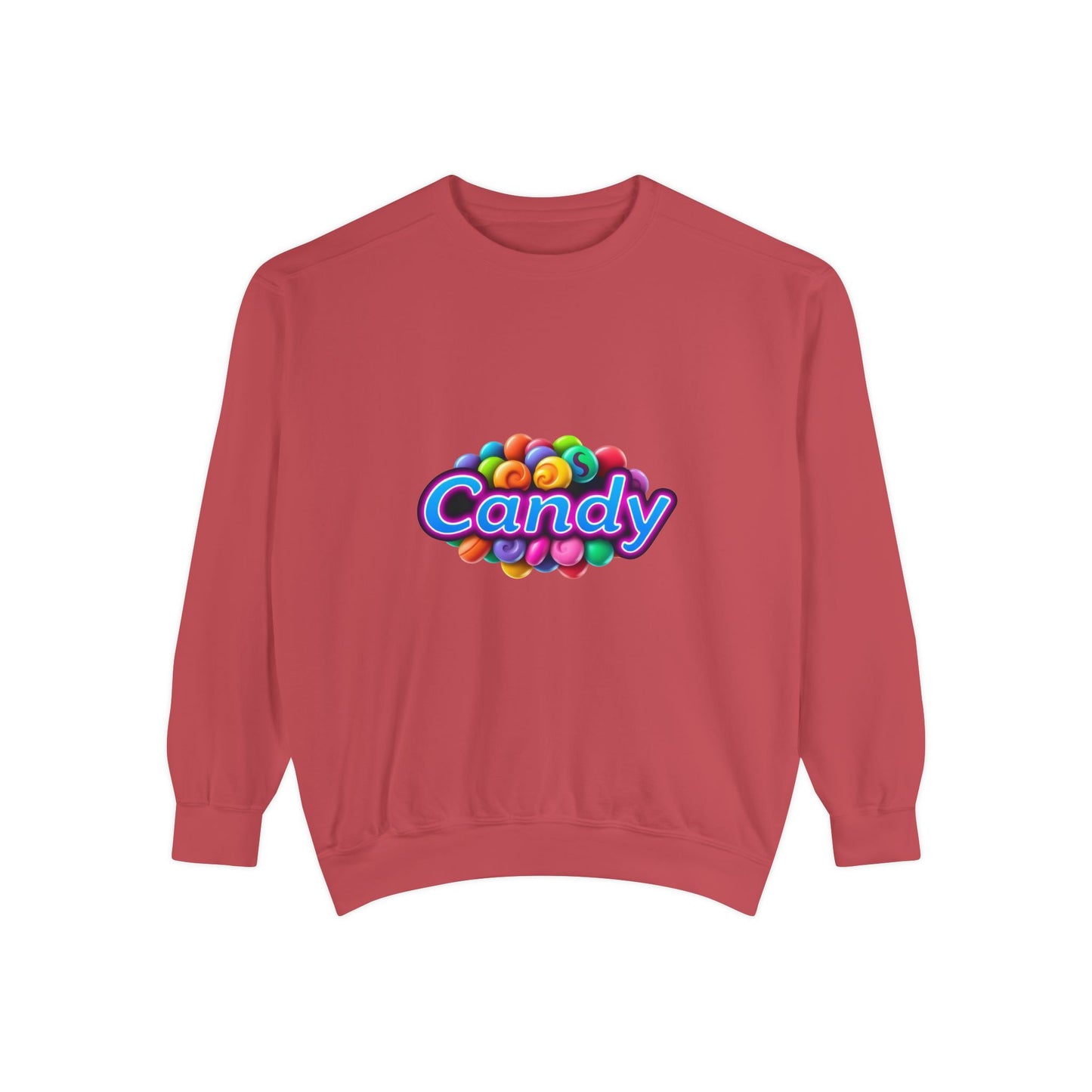 Candy-Themed Unisex Garment-Dyed Sweatshirt - Nostalgic Apparel for Sweet Lovers, Cozy Casual Wear, Gift for Candy Lovers, Colorful [...]