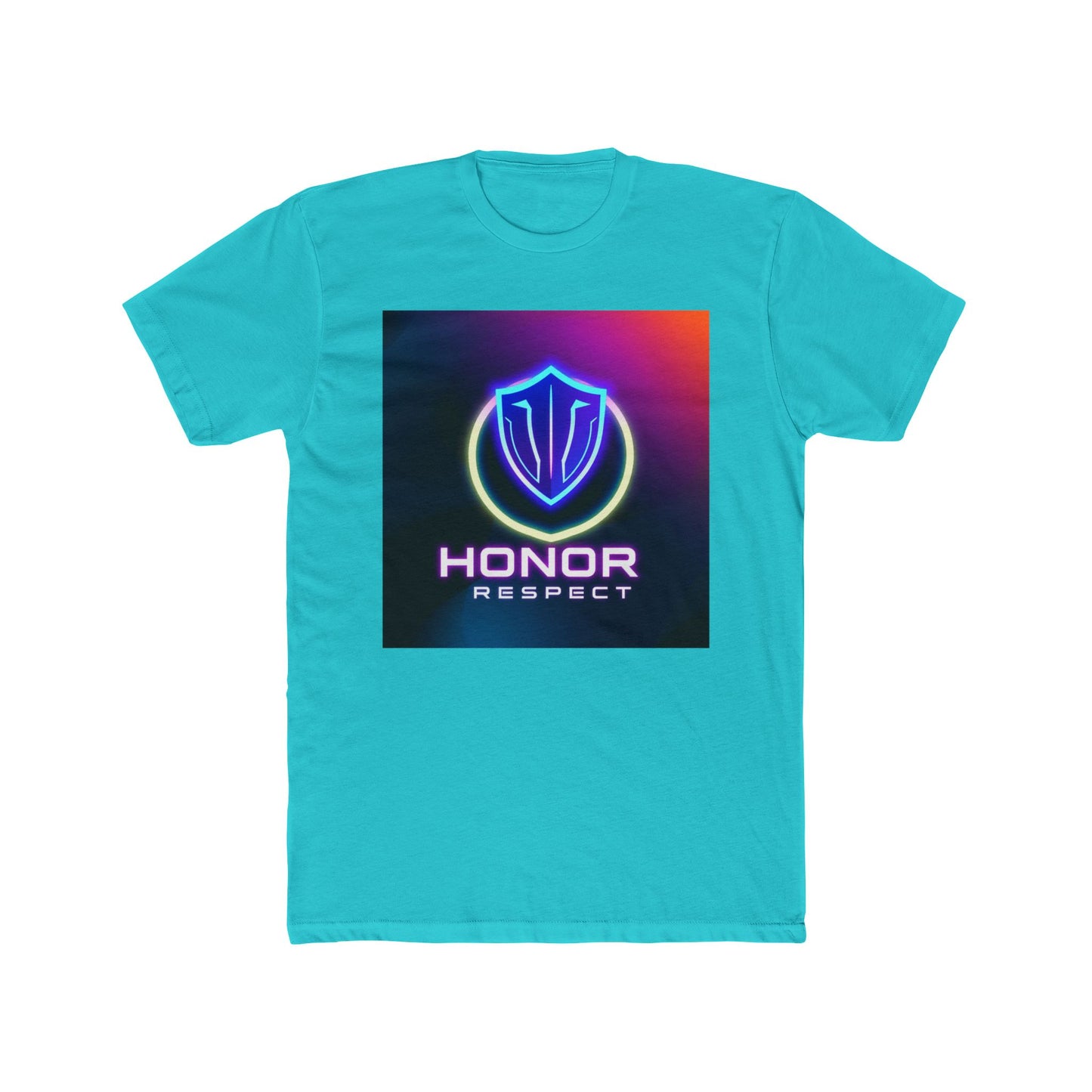 Unisex Cotton Crew Tee with Honor Respect and Role Model Design - Ideal for Gifts, Casual Wear, Appreciation Events, and Motivational Days