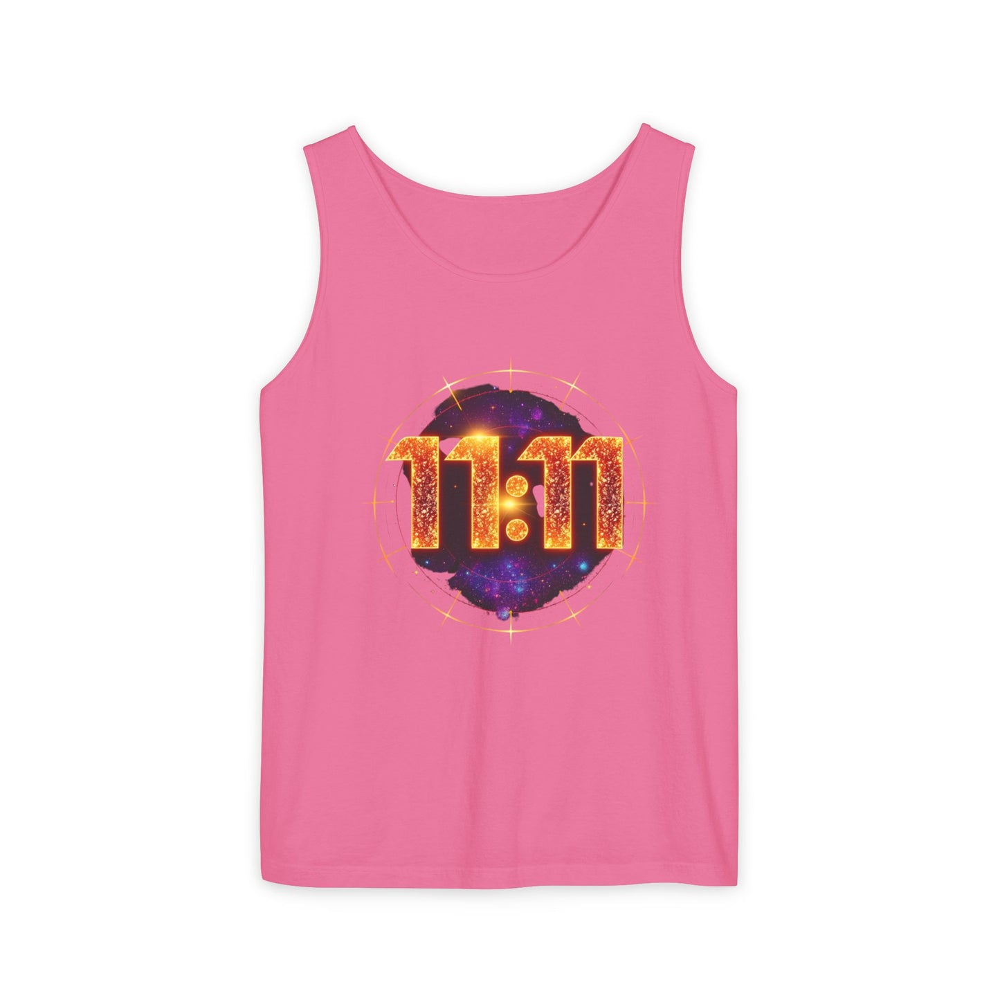 Celestial Glow Tank Top - 11:11 Design, Unisex, Festival Wear, Summer Style, Spiritual Gift, Casual Comfort