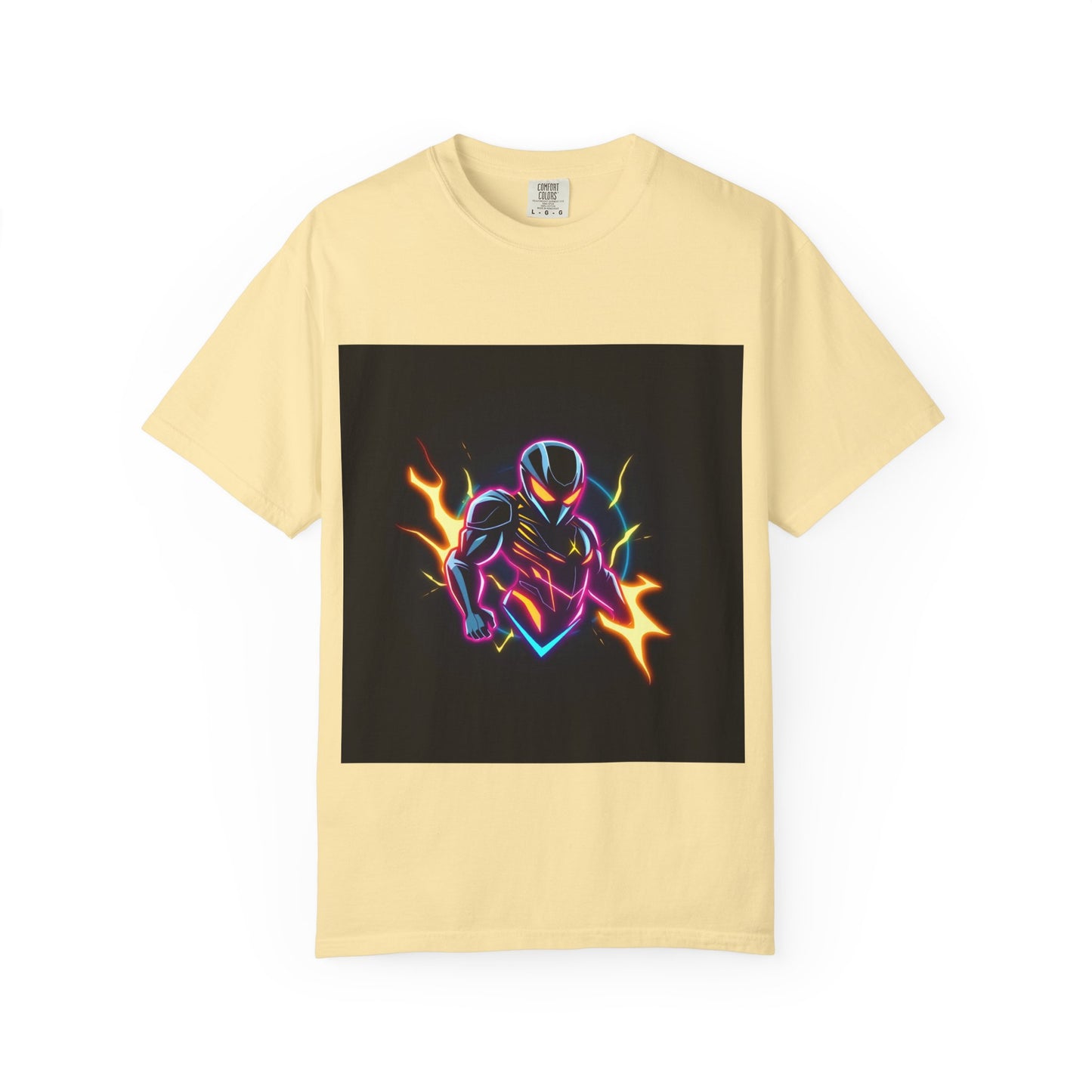 Vibrant Unisex Graphic T-Shirt, Cosmic Dreams Tee, Retro Neon Shirt, Stylish Casual Wear, Gift for Gamers & Dreamers