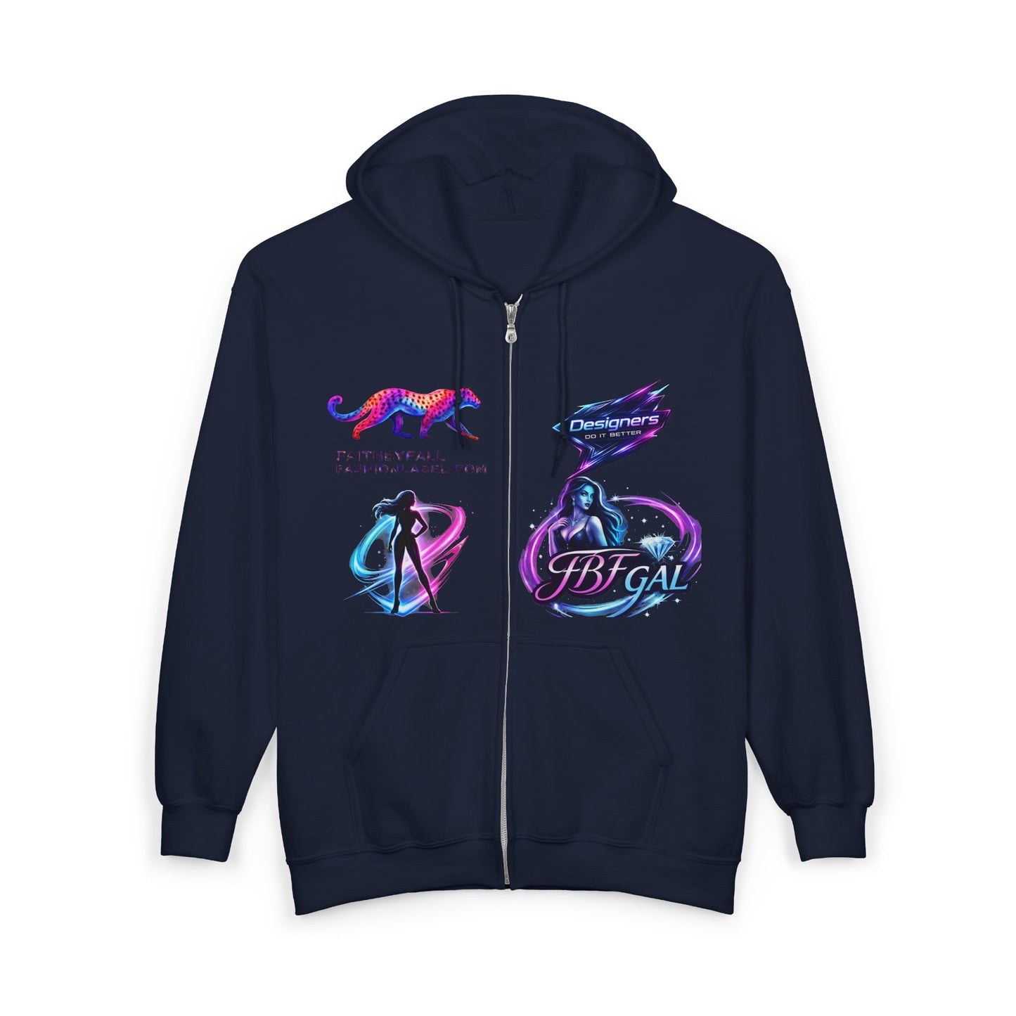 Unisex Heavy Blend™ Full Zip Hooded Sweatshirt