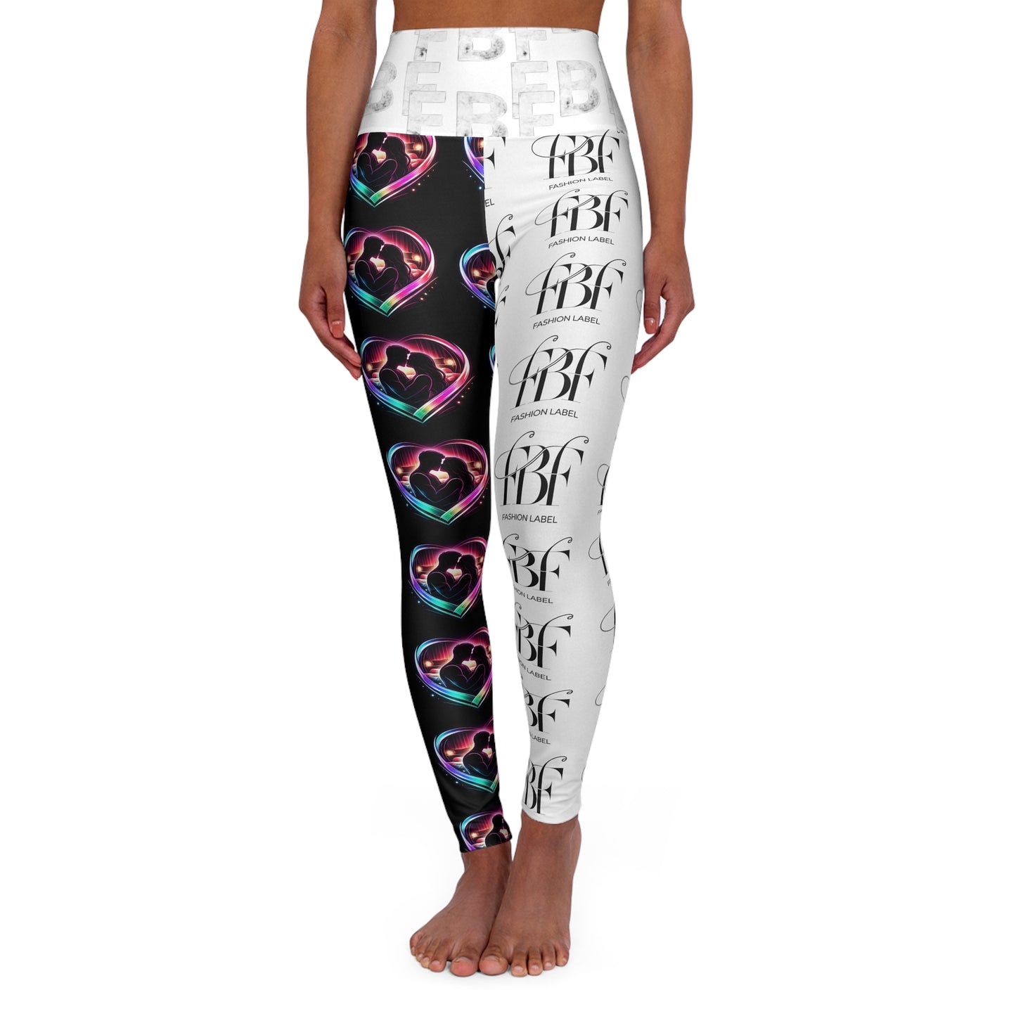 High Waisted Yoga Leggings (AOP)