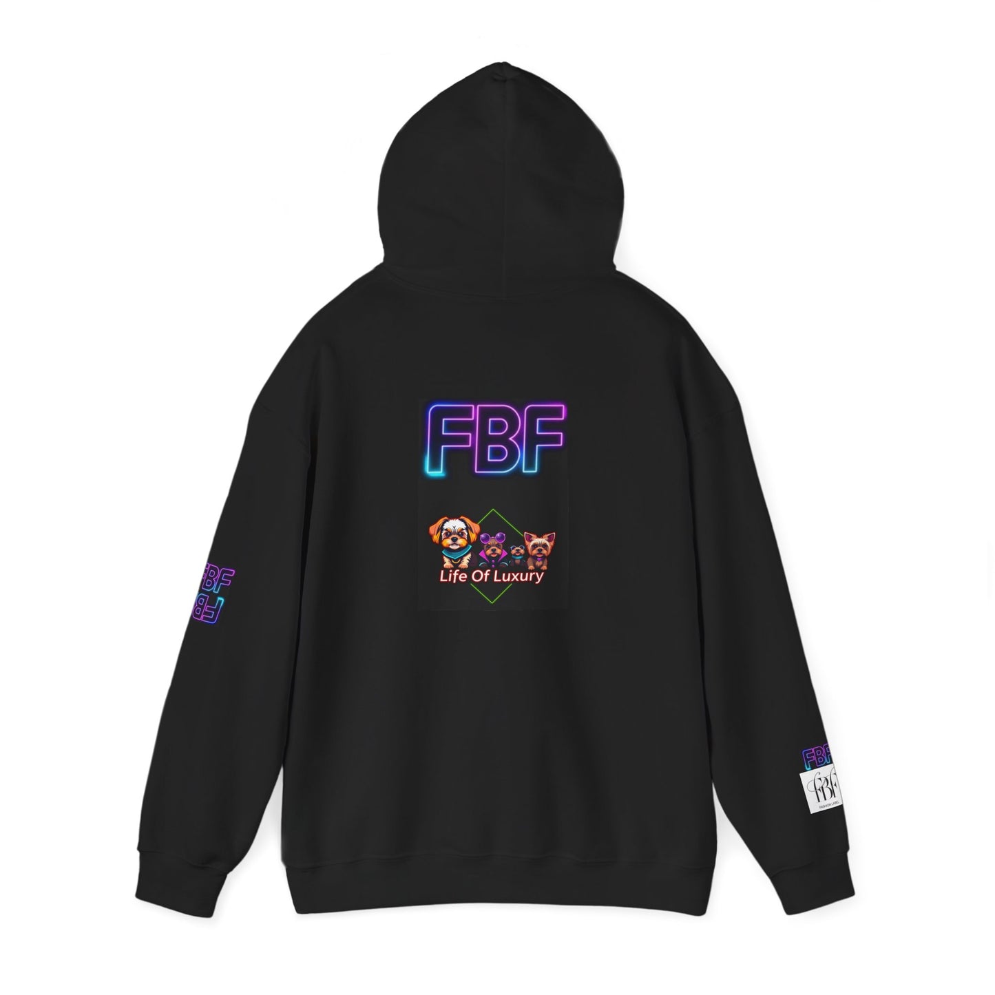 Luxury Life Unisex Hoodie - Cozy Sweatshirt for Pet Lovers, Gift for Birthdays, Everyday Wear, Chill Vibes, FBF Collection