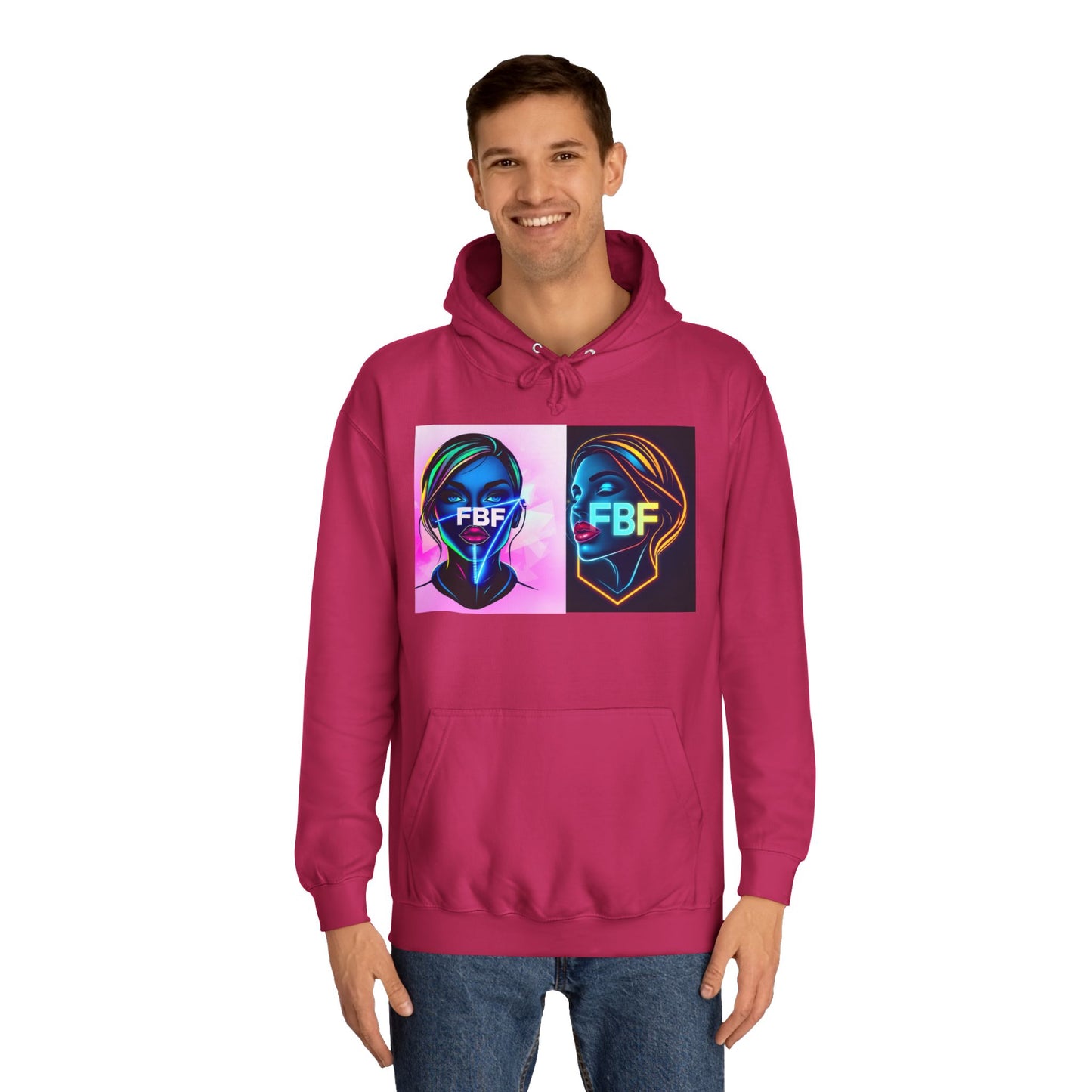 Vibrant Unisex College Hoodie with Neon Graphic Design, Trendy Sweatshirt, College Apparel, Unisex Hoodie, Gift for Students, [...]