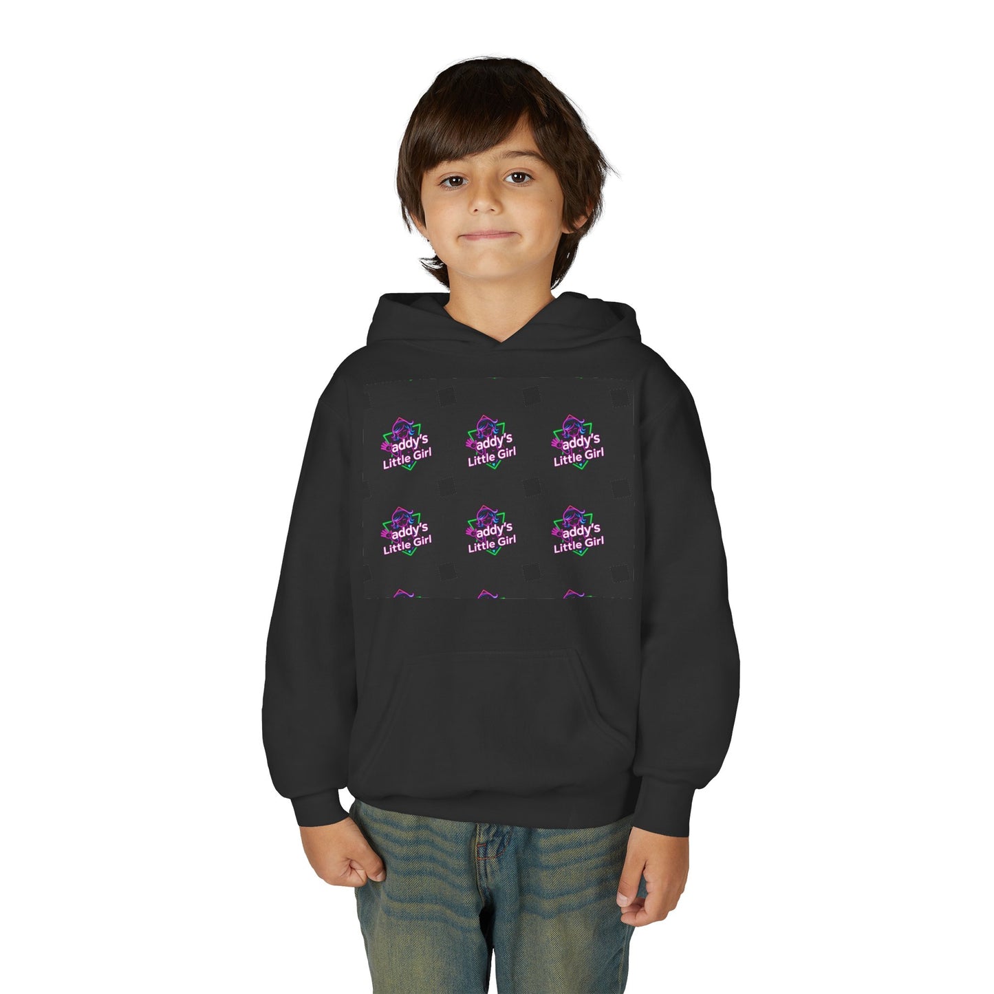 Daddy's Little Girl Hoodie, Cozy Youth Sweatshirt, Cute Gift for Dads, Kids Sweatshirt, Family Celebration Apparel