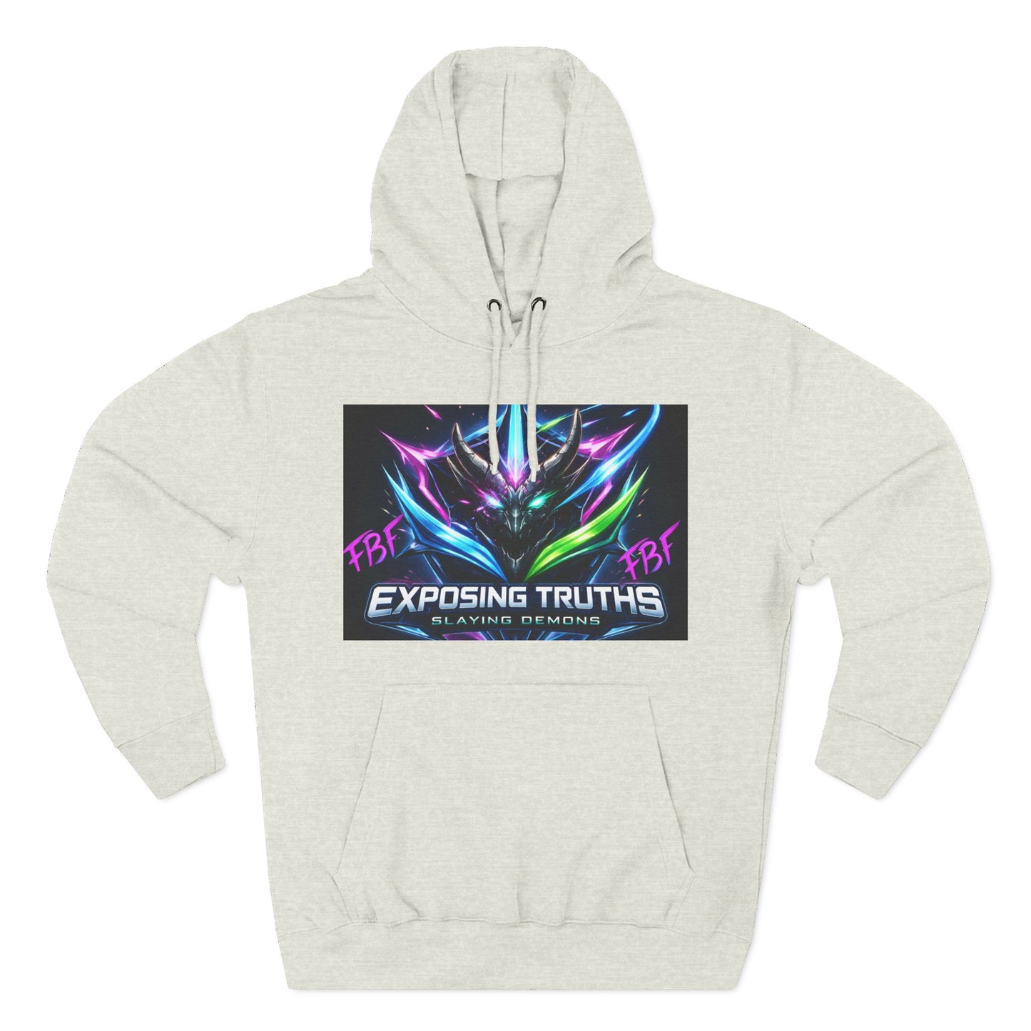 Three-Panel Fleece Hoodie