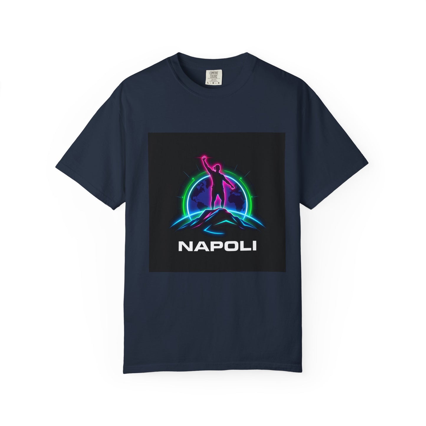 Neon Napoli T-Shirt for Adventurers, Retro Graphic Tee, Perfect for Travelers, Gifts for Him/Her, Cool Streetwear, Casual Outfit
