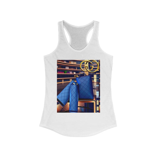 Nautical Vibes Racerback Tank - Perfect for Summer, Beach Days, Fitness Style, Vacation Wear, Boho Chic