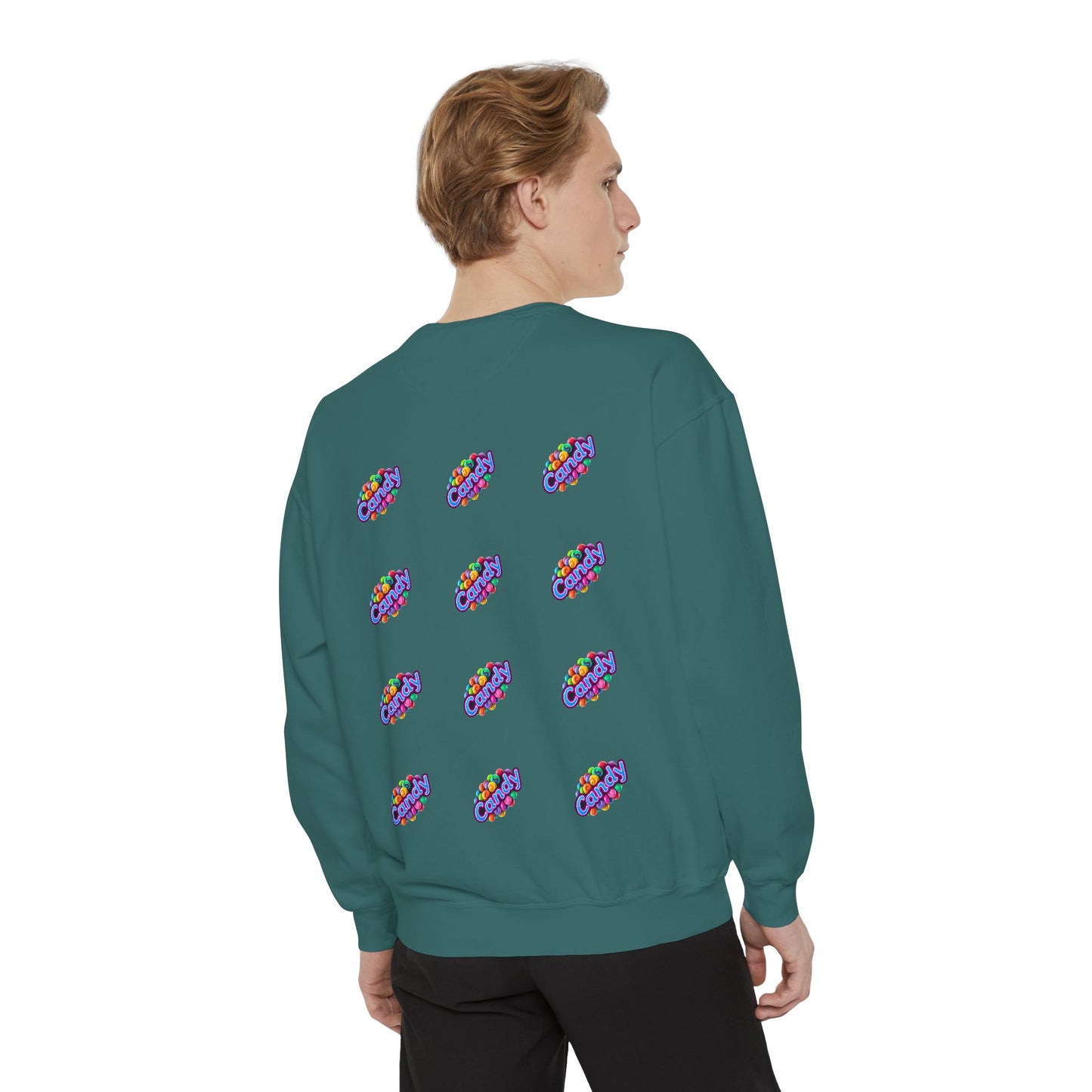 Candy-Themed Unisex Garment-Dyed Sweatshirt - Nostalgic Apparel for Sweet Lovers, Cozy Casual Wear, Gift for Candy Lovers, Colorful [...]