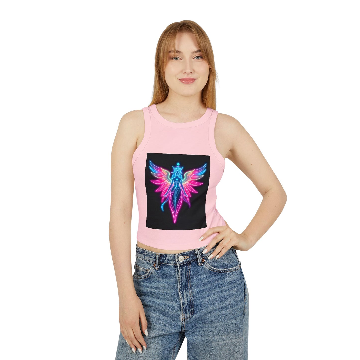 Women's Micro Rib Racer Tank Top