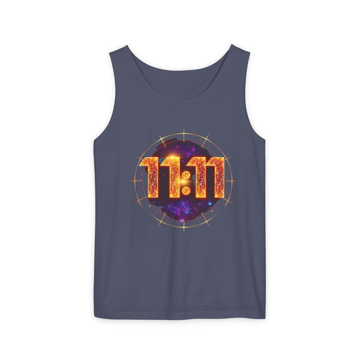 Celestial Glow Tank Top - 11:11 Design, Unisex, Festival Wear, Summer Style, Spiritual Gift, Casual Comfort