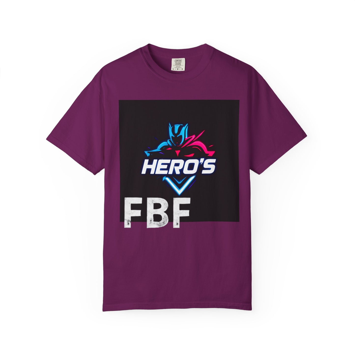 Hero's Unisex Garment-Dyed T-shirt, Casual Tee, Perfect for Gifting, Comic Fans, Hero Celebrations, Graphic Tee, Everyday Wear