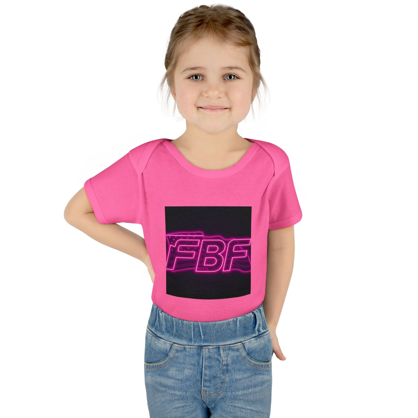 Neon Baby Bodysuit for Trendy Infants, Cool Graphic Onesie, Unique Baby Gift, Personalized Baby Outfit, Modern Infant Apparel