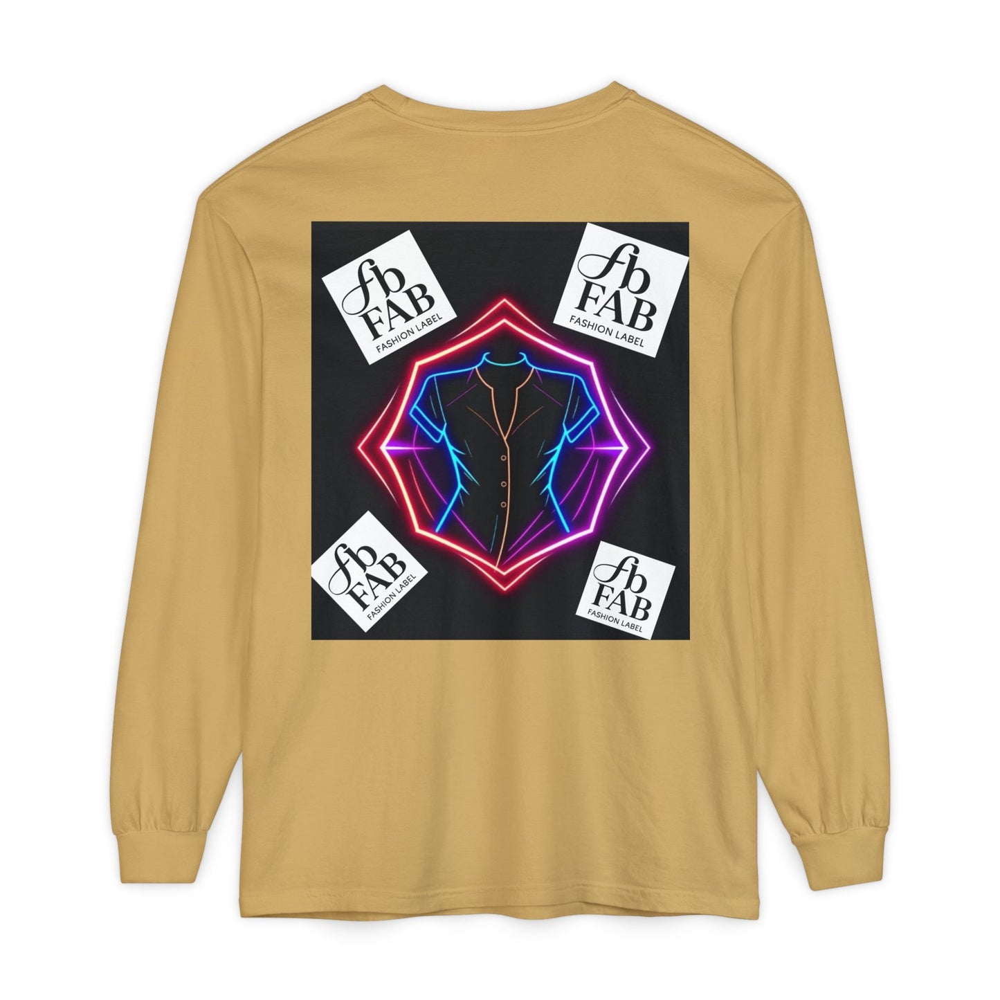 Unisex Garment-dyed Long Sleeve T-Shirt