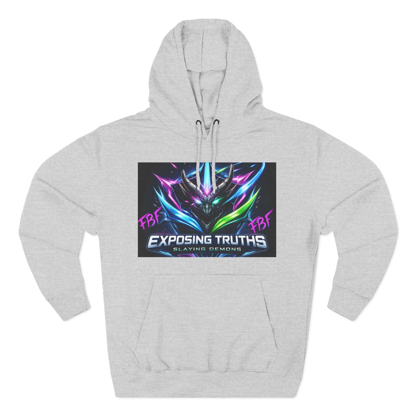 Three-Panel Fleece Hoodie