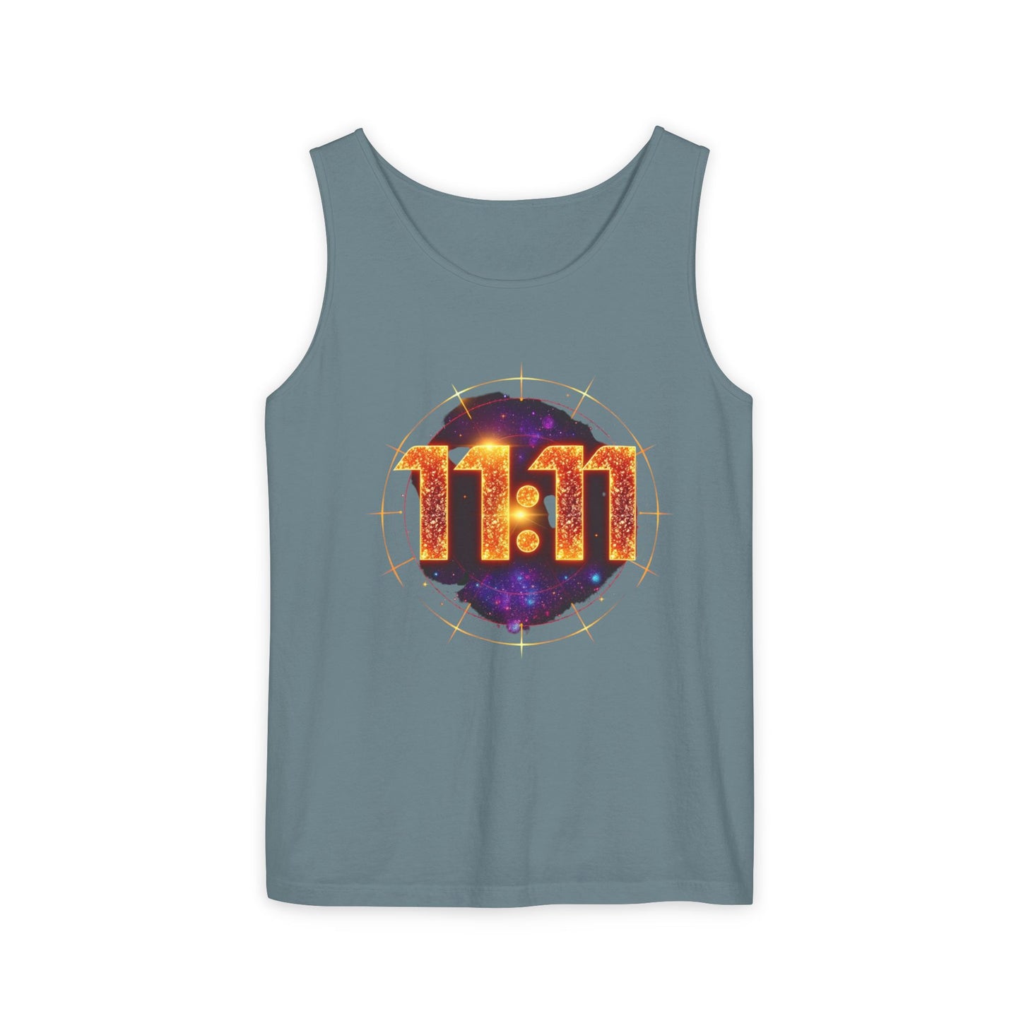 Celestial Glow Tank Top - 11:11 Design, Unisex, Festival Wear, Summer Style, Spiritual Gift, Casual Comfort