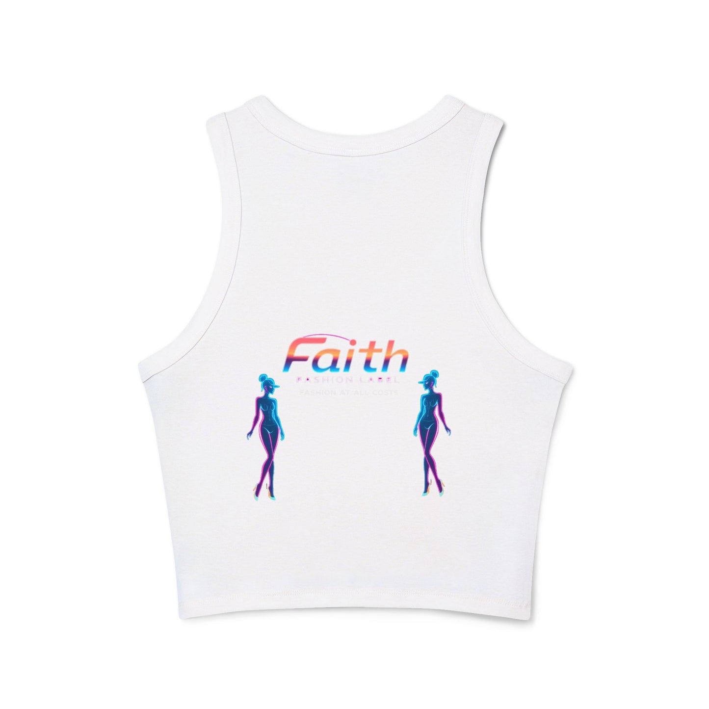 Women's Faith Racer Tank Top, Summer Top, Yoga Clothes, Casual Wear, Gift for Her, Festival Outfit