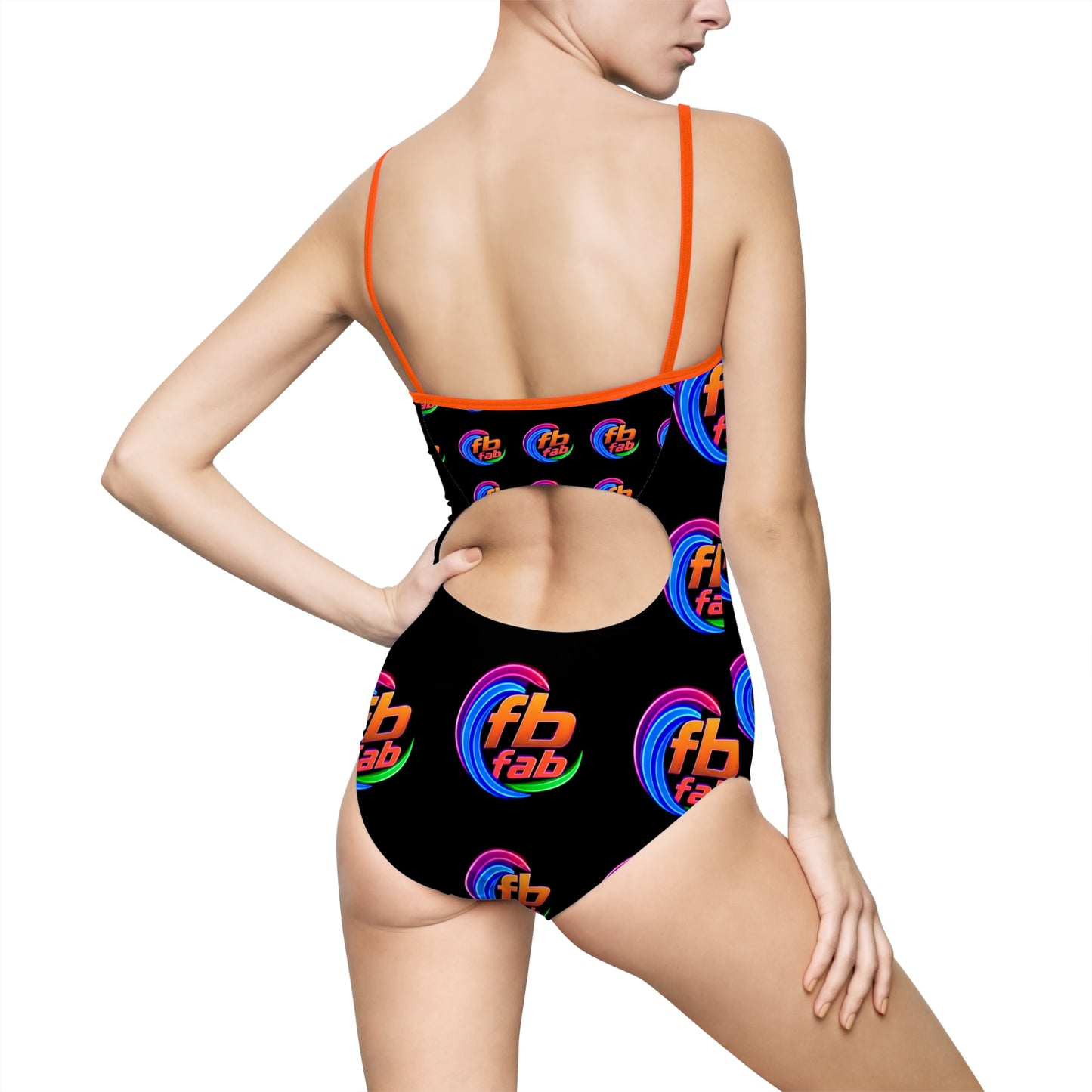 Lucky Lady Women's One-Piece Swimsuit - Stylish Swimwear for Beach Days
