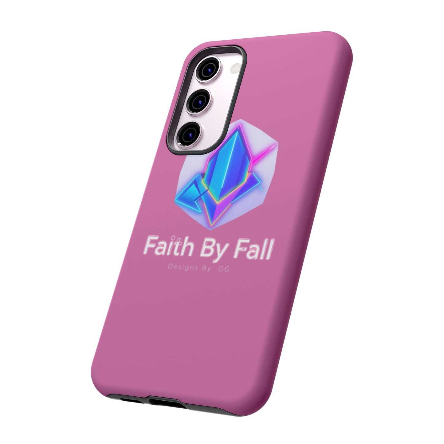 Vibrant Phone Case with Motivational Design - Faith By Fall, Colorful Phone Cover, Customizable Mobile Accessory, Unique Gift Idea, [...]