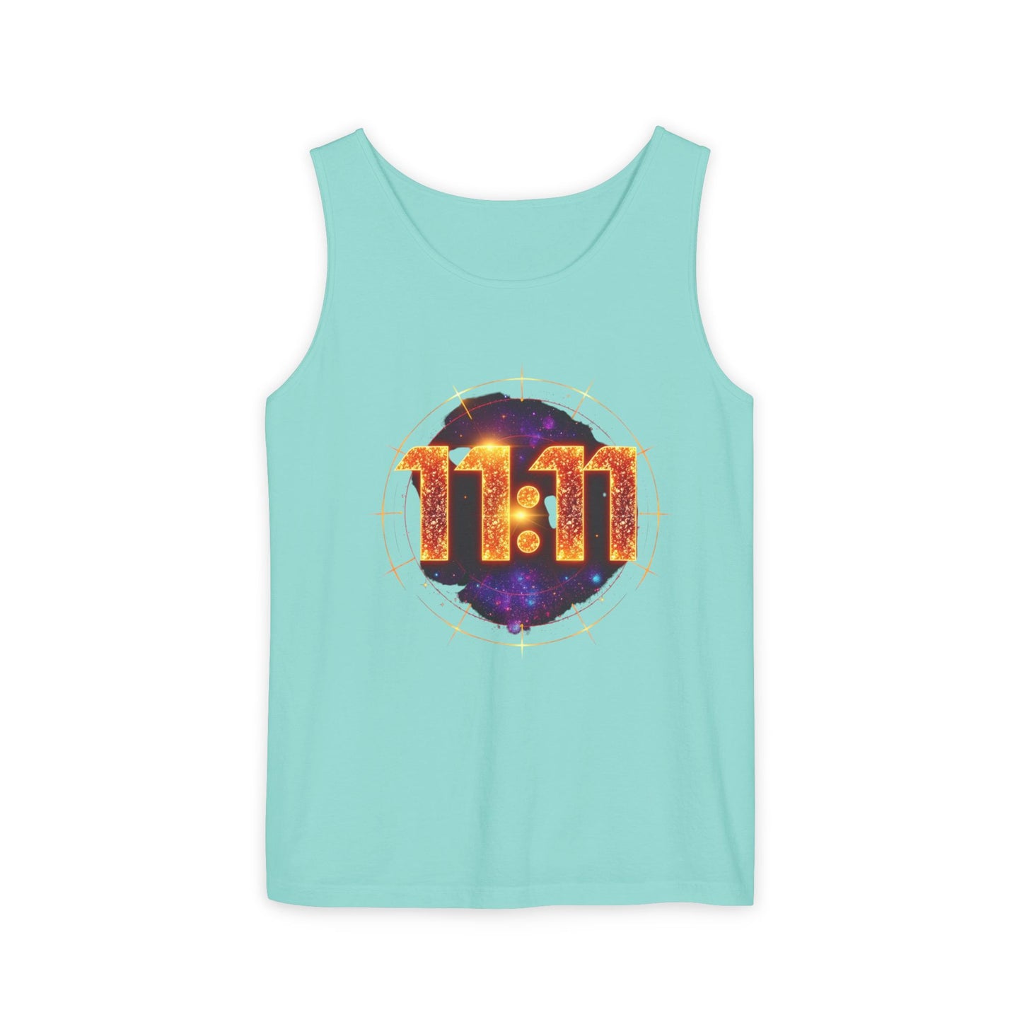 Celestial Glow Tank Top - 11:11 Design, Unisex, Festival Wear, Summer Style, Spiritual Gift, Casual Comfort