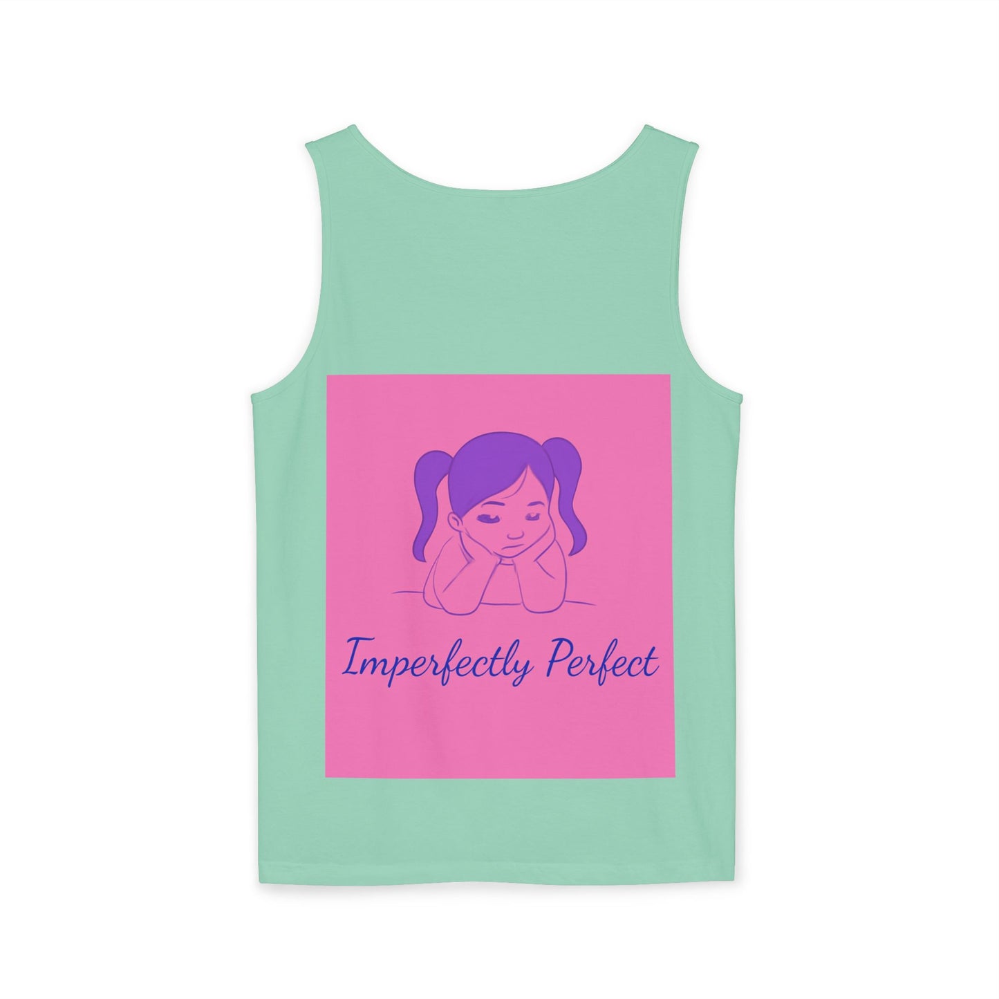Unisex Graphic Tank Top, Cute Casual Summer Wear, Perfect for Gifts, Self-Love Celebration, Festive & Fun, Daily Comfort