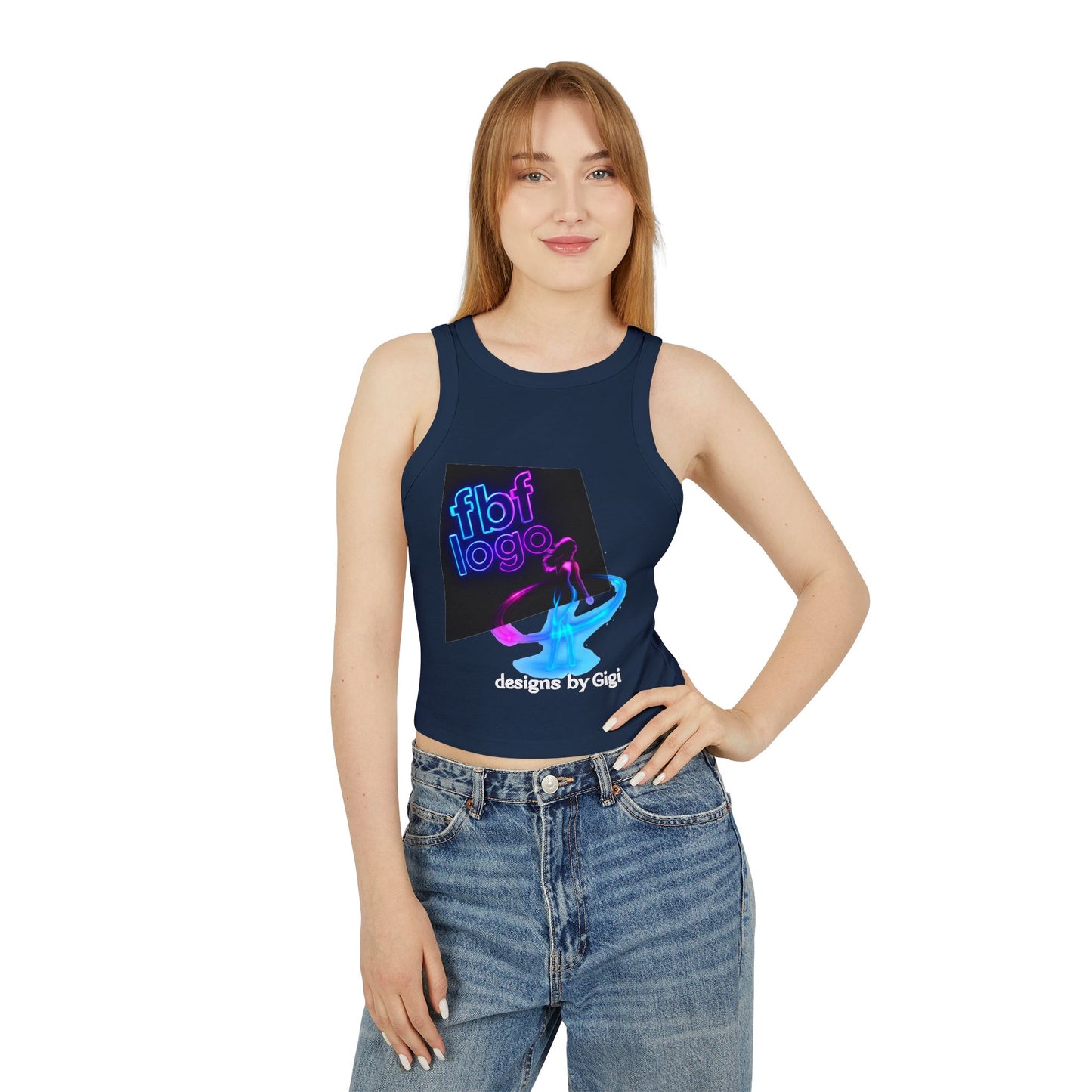 Women's Micro Rib Racer Tank Top