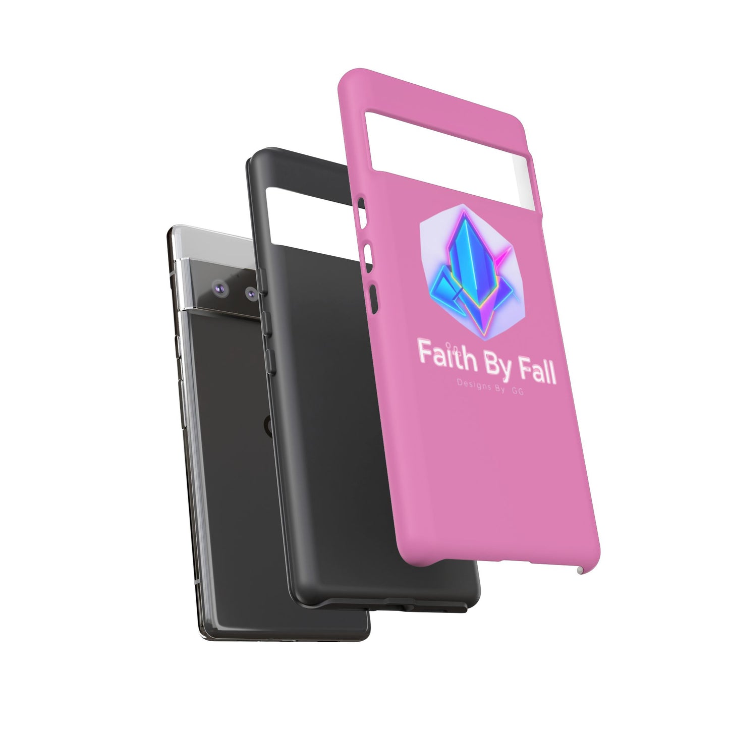 Vibrant Phone Case with Motivational Design - Faith By Fall, Colorful Phone Cover, Customizable Mobile Accessory, Unique Gift Idea, [...]