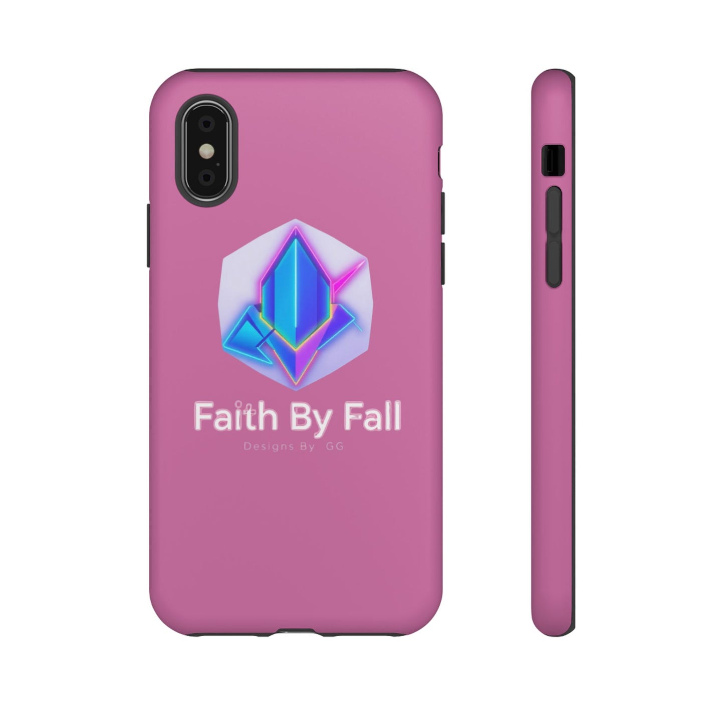 Vibrant Phone Case with Motivational Design - Faith By Fall, Colorful Phone Cover, Customizable Mobile Accessory, Unique Gift Idea, [...]