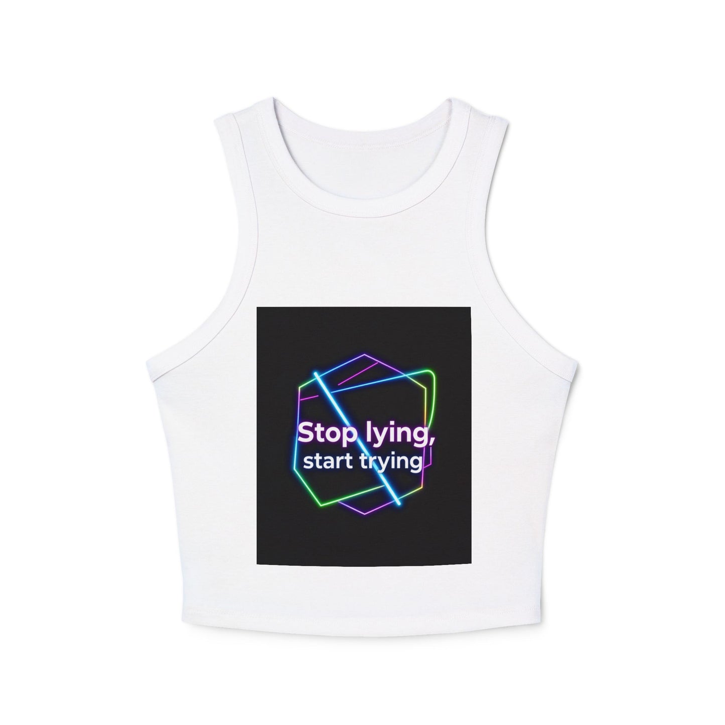 Women's Micro Rib Racer Tank Top